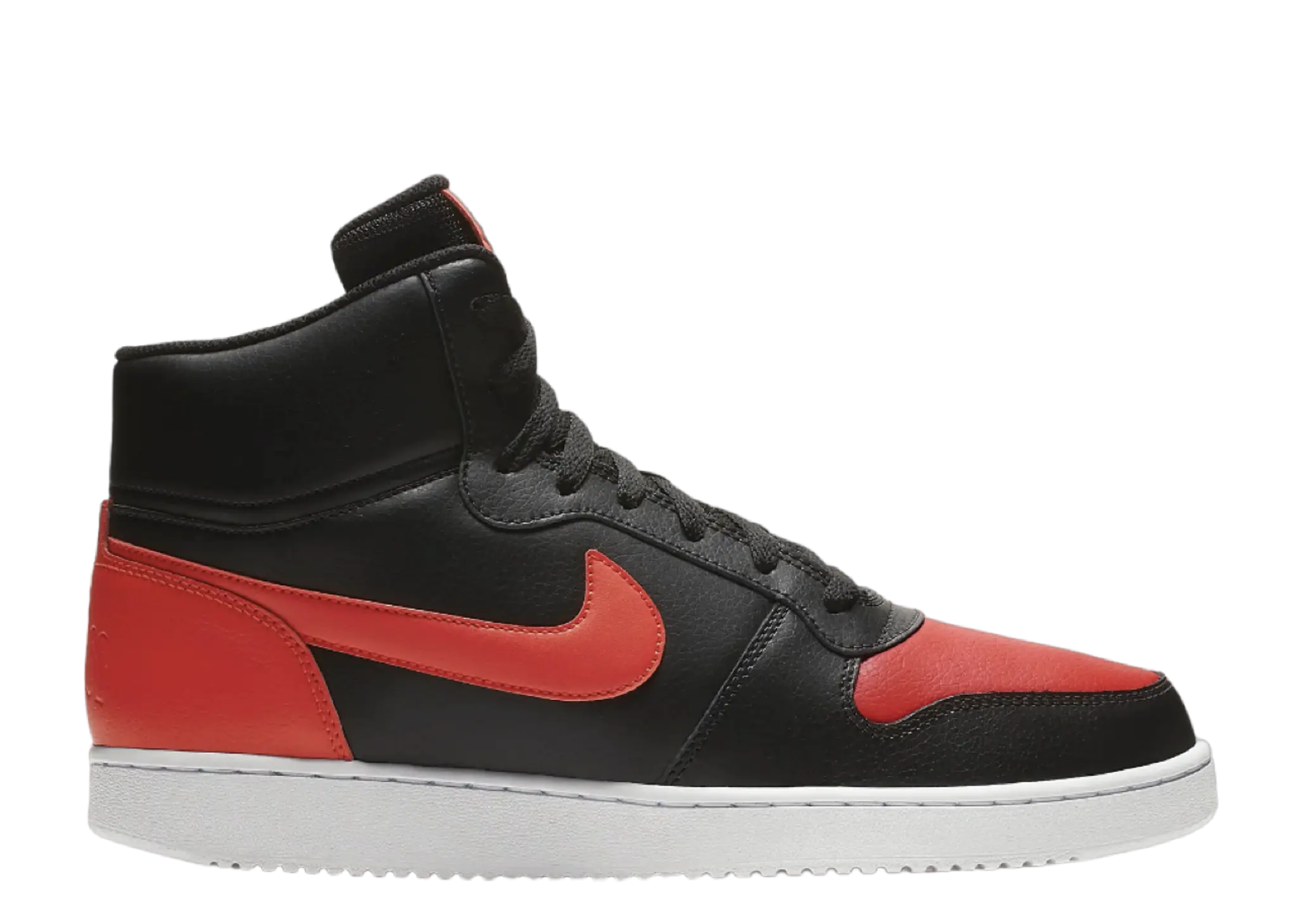 Nike Ebernon Mid Black Habanero Red