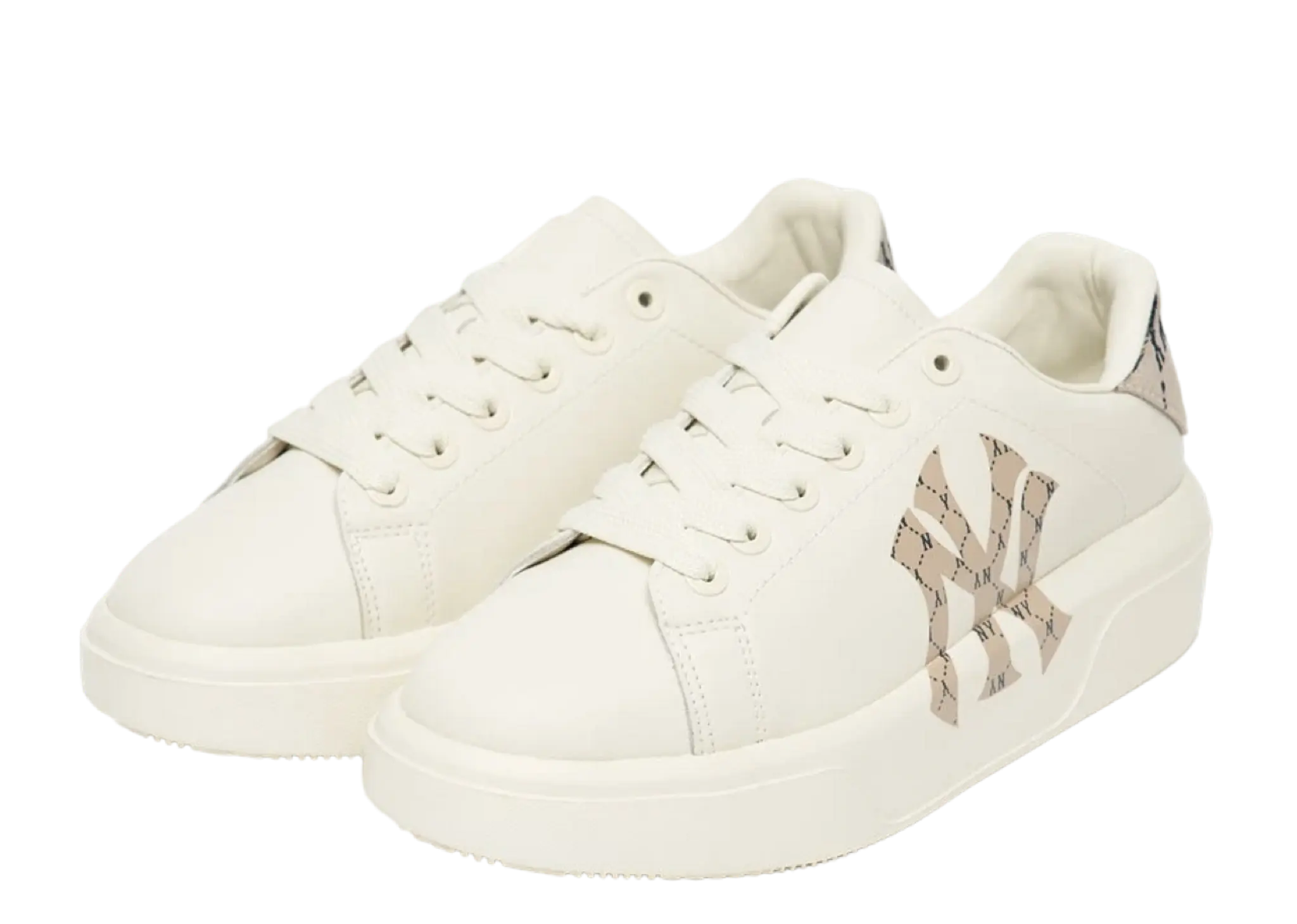 MLB New York Yankees Chunky Classic Diamond Monogram Heel Beige - photo 2