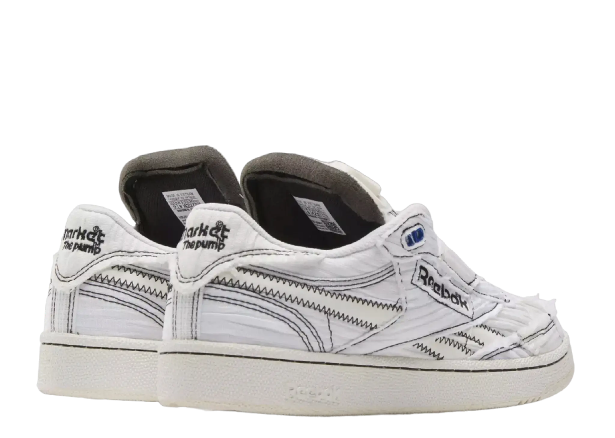 Reebok Club C 85 Pump Market White - photo 3