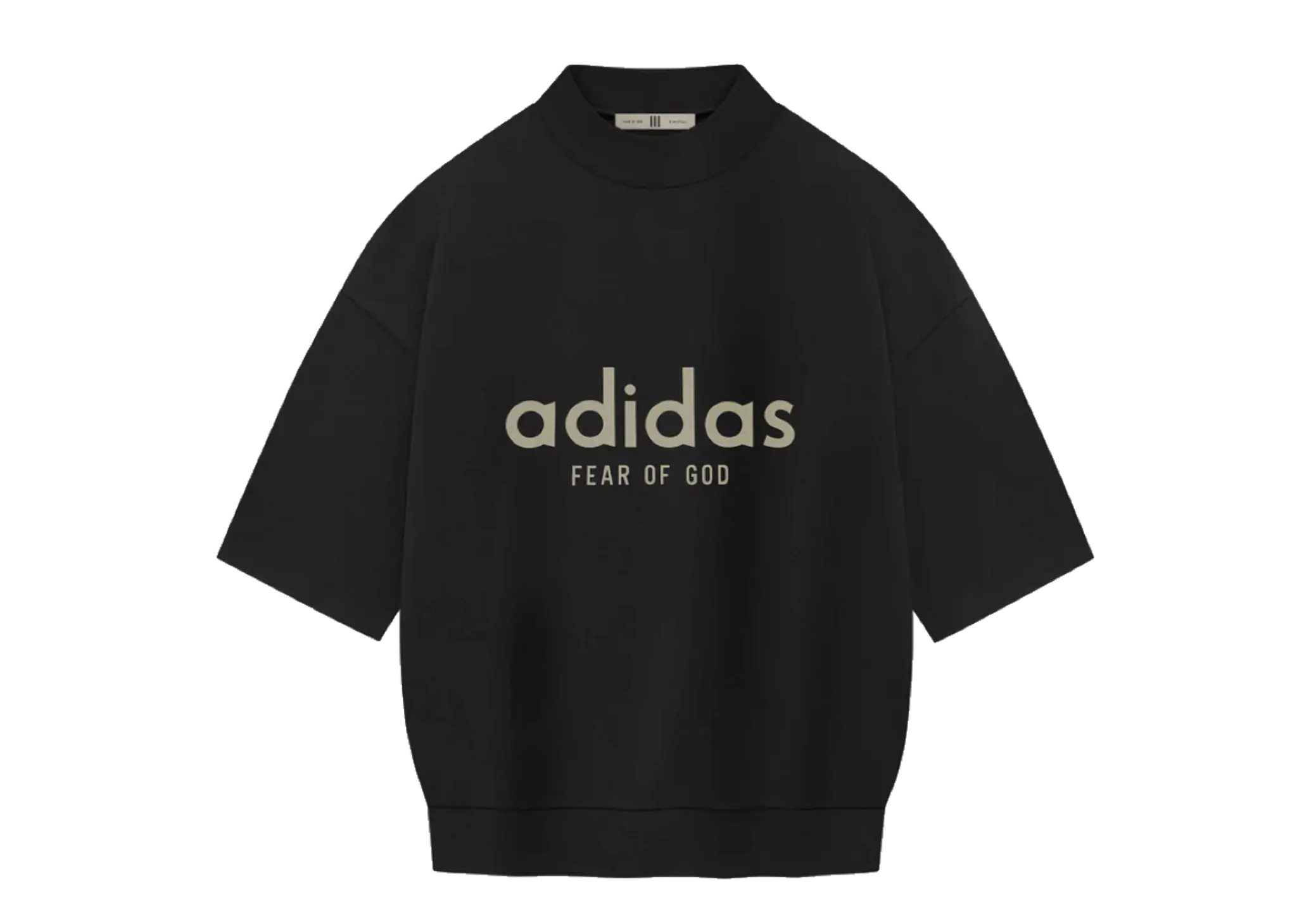 Adidas x Fear Of God Athletics Heavy Jersey 3/4 Mock Tee Black
