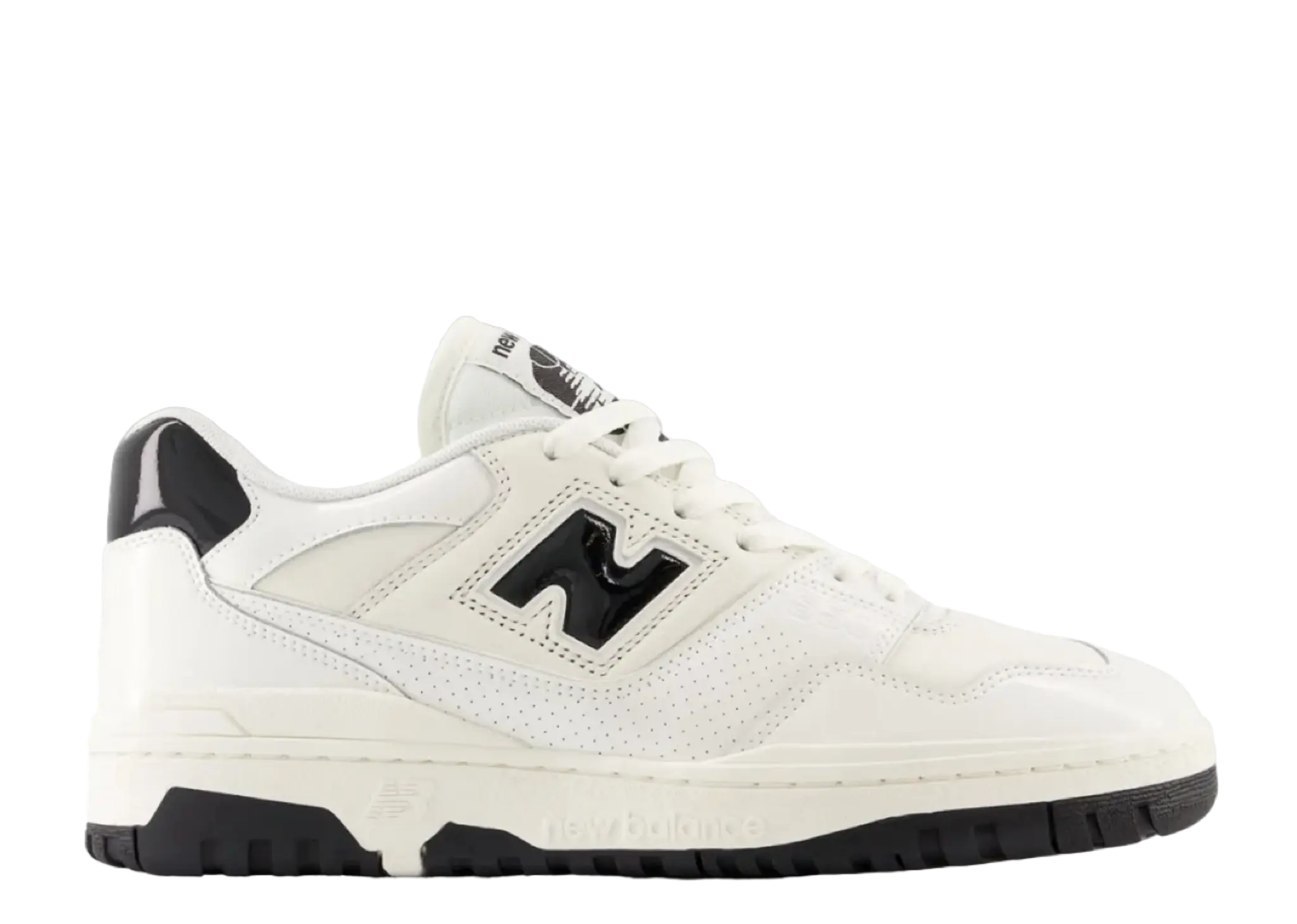 New Balance 550 Patent White Cream