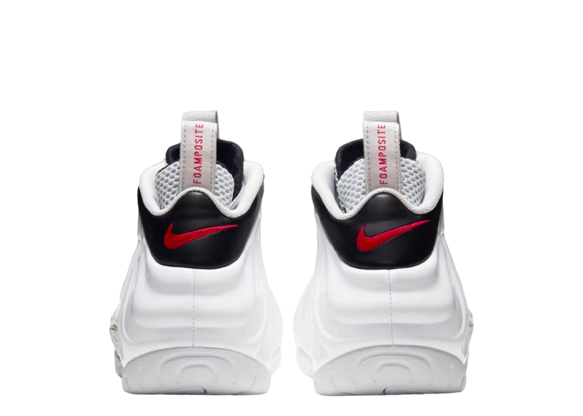 Nike Air Foamposite Pro White Black University Red - photo 3