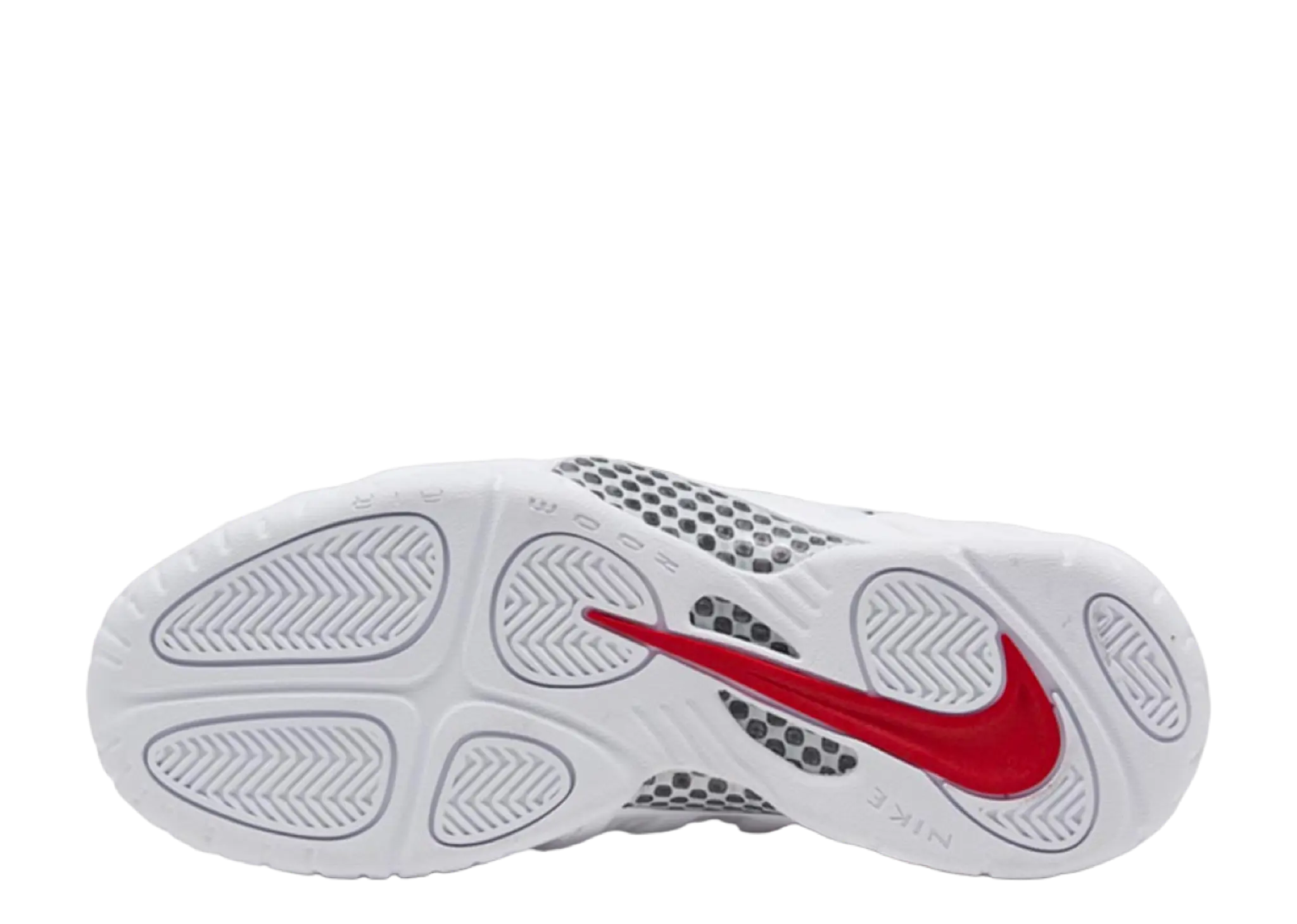 Nike Air Foamposite Pro White Black University Red - photo 4