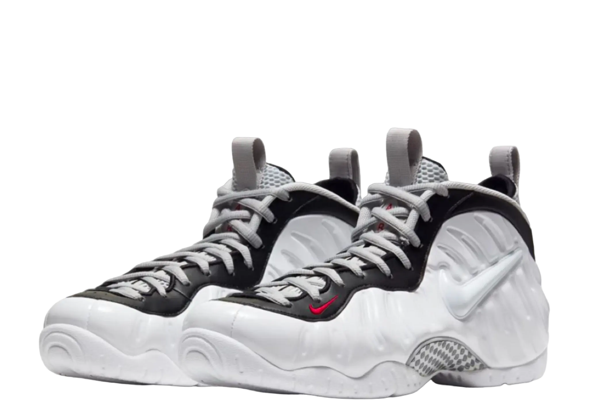 Nike Air Foamposite Pro White Black University Red - photo 2