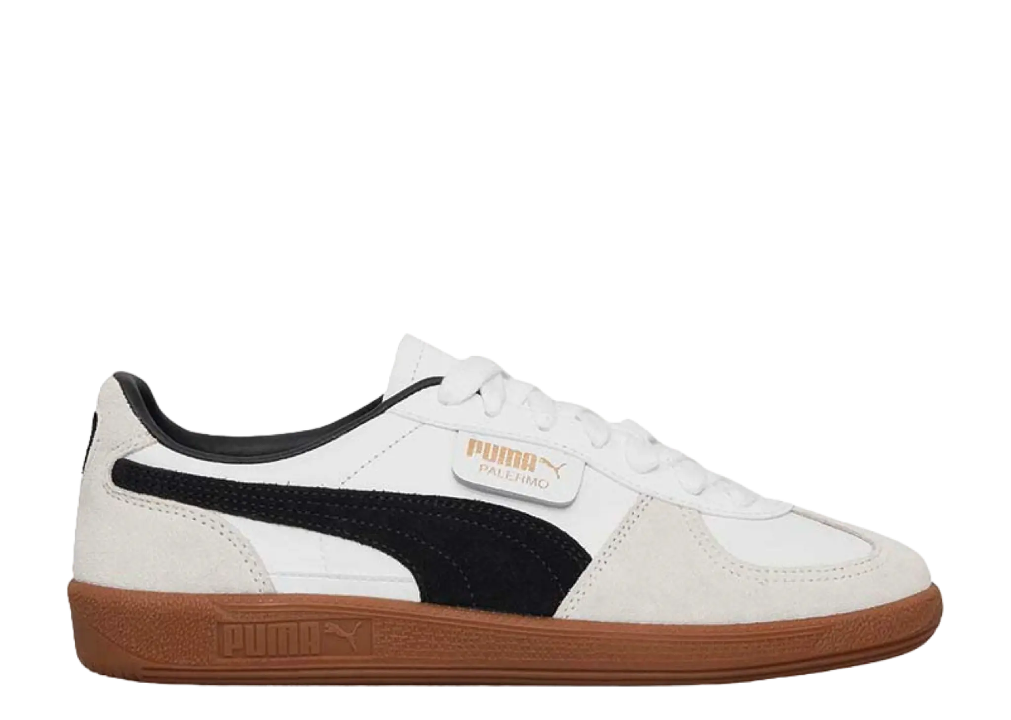Puma Palermo Leather White Vapor Grey Gum