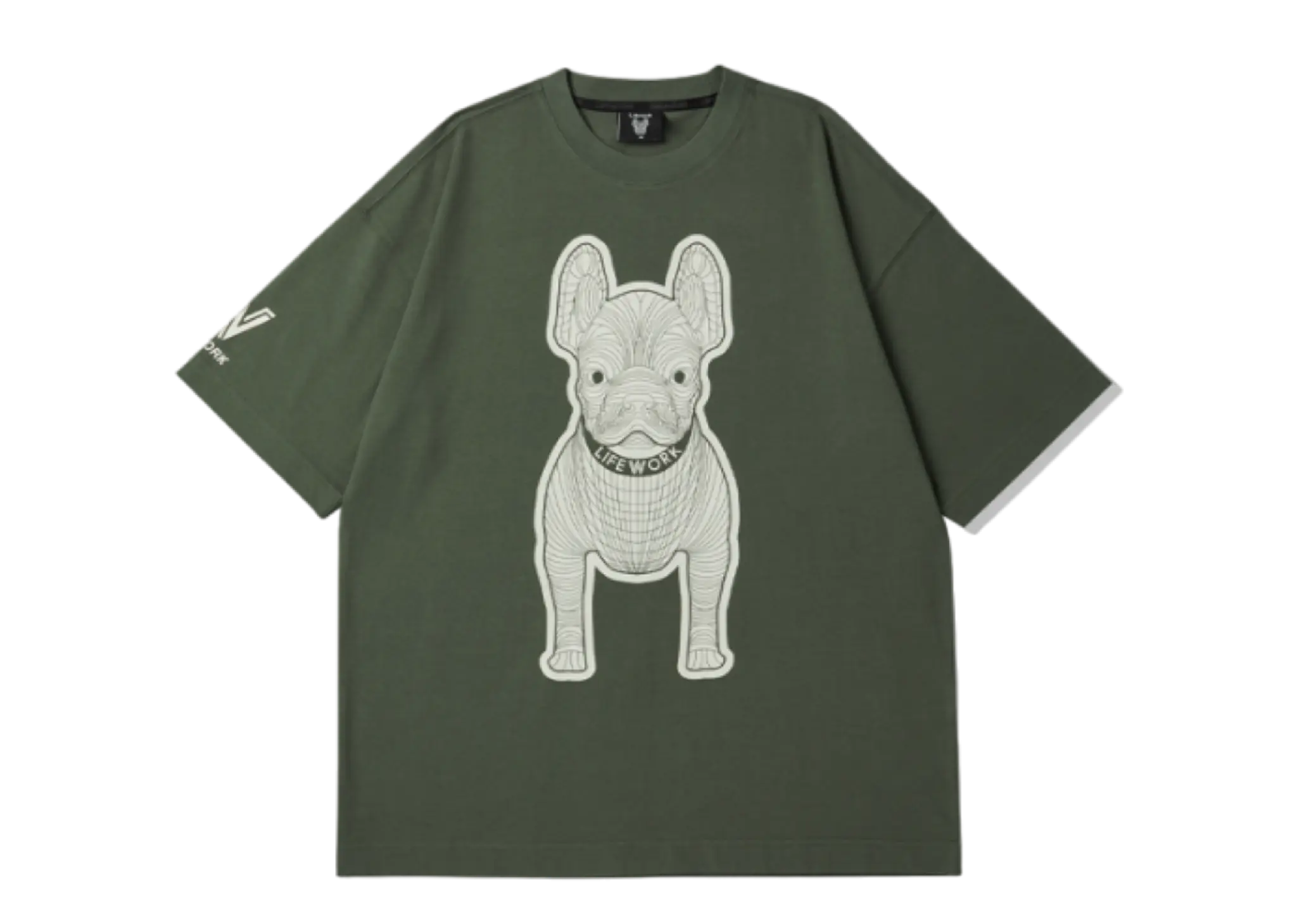 Lifework Silket Big Radog Tee Khaki
