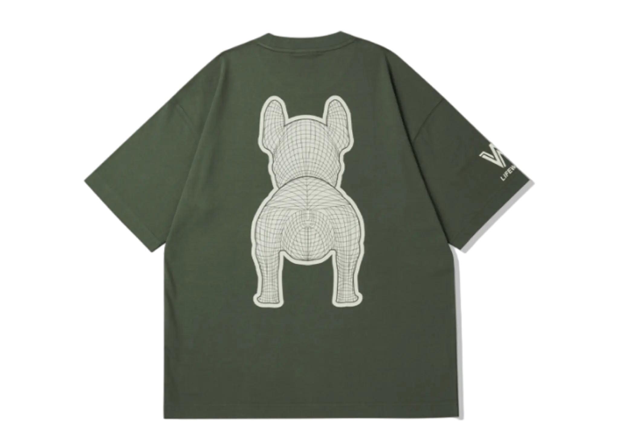 Lifework Silket Big Radog Tee Khaki - photo 2