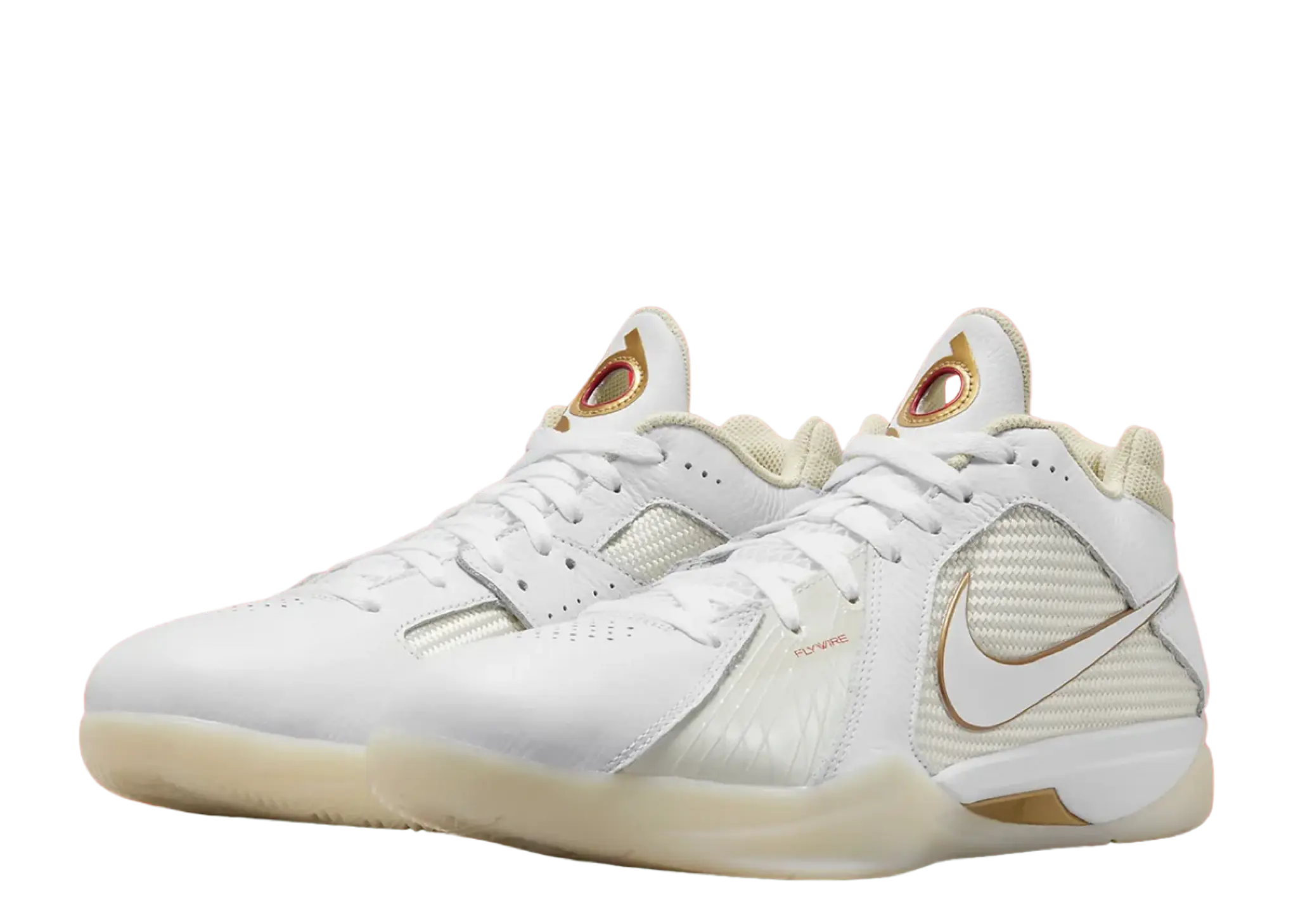 Nike KD 3 Retro White Metallic Gold - photo 2