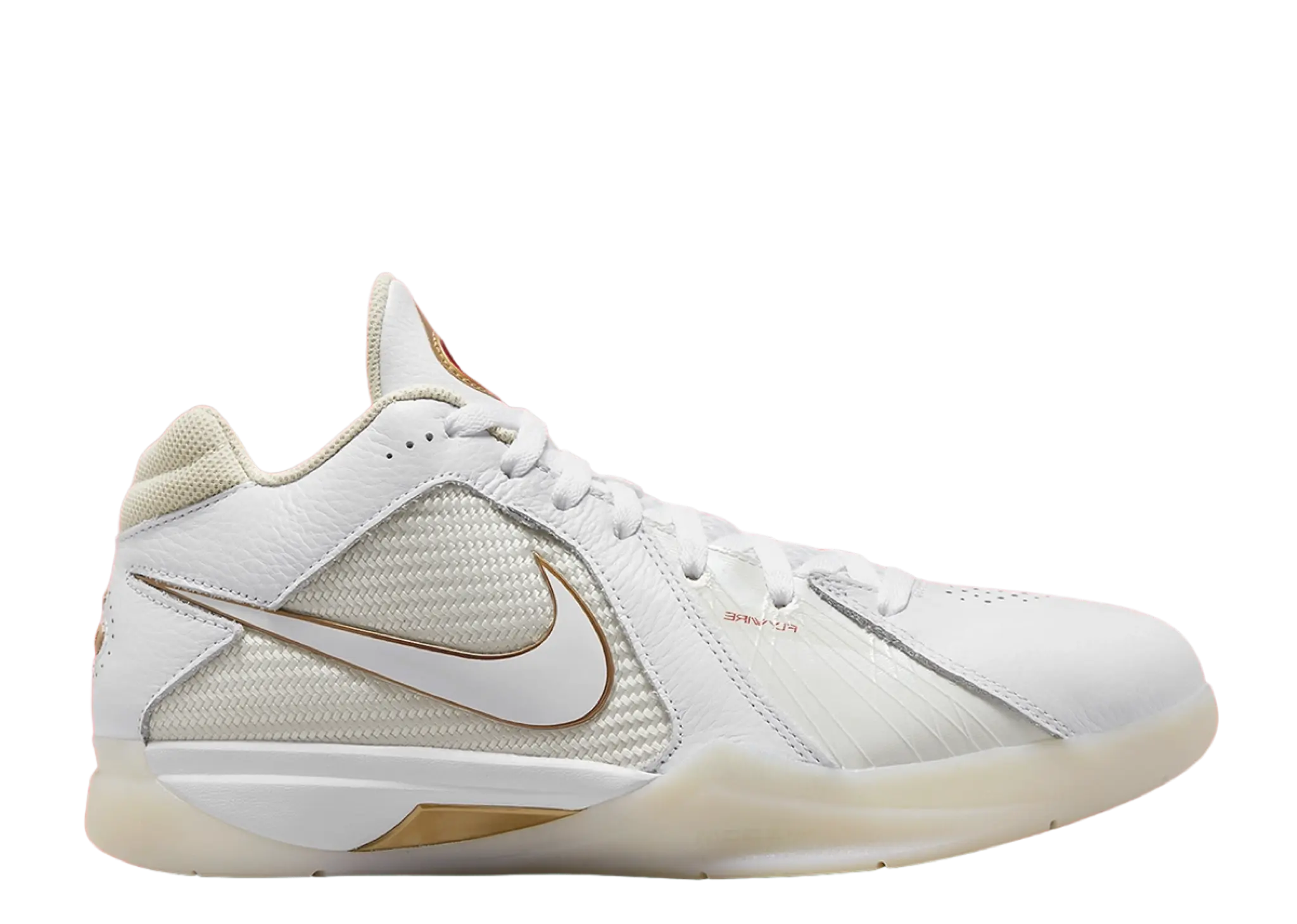 Nike KD 3 Retro White Metallic Gold