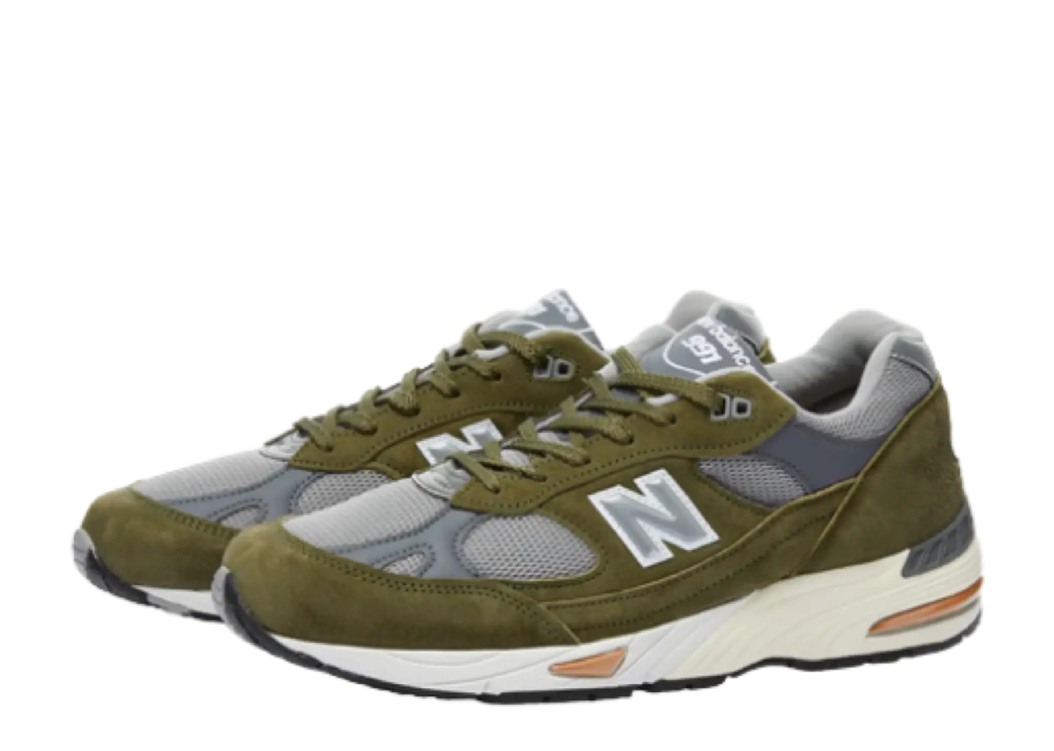 New Balance 991 MiUK Dark Green Grey Tan - photo 2