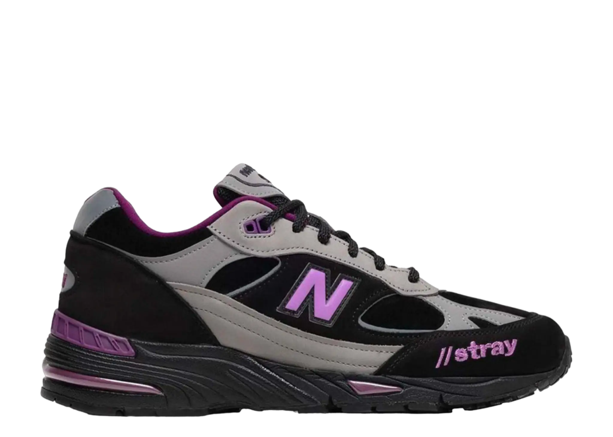 New Balance 991 Stray Rats Black (Women's)