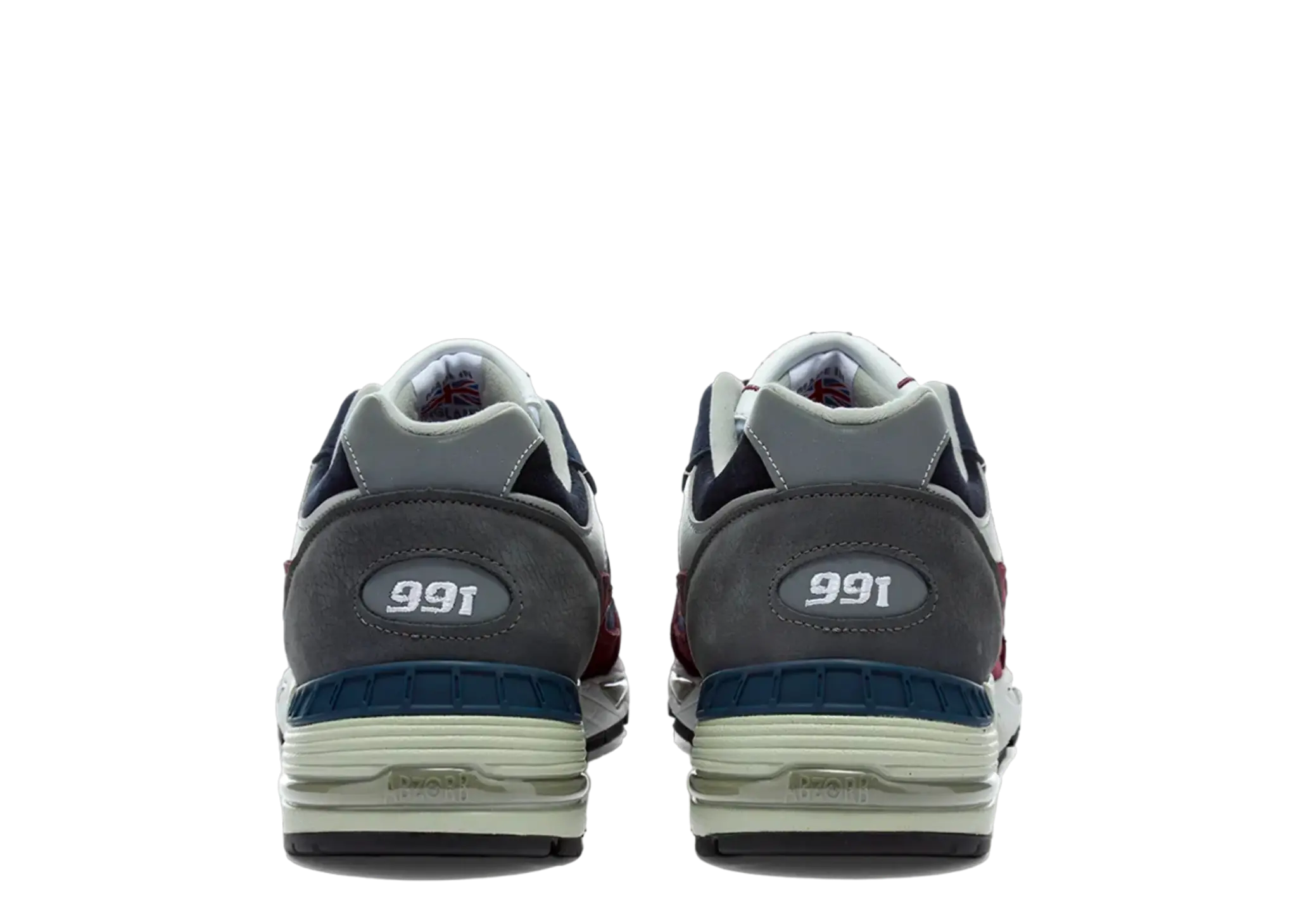 New Balance 991 Navy Burgundy - photo 3