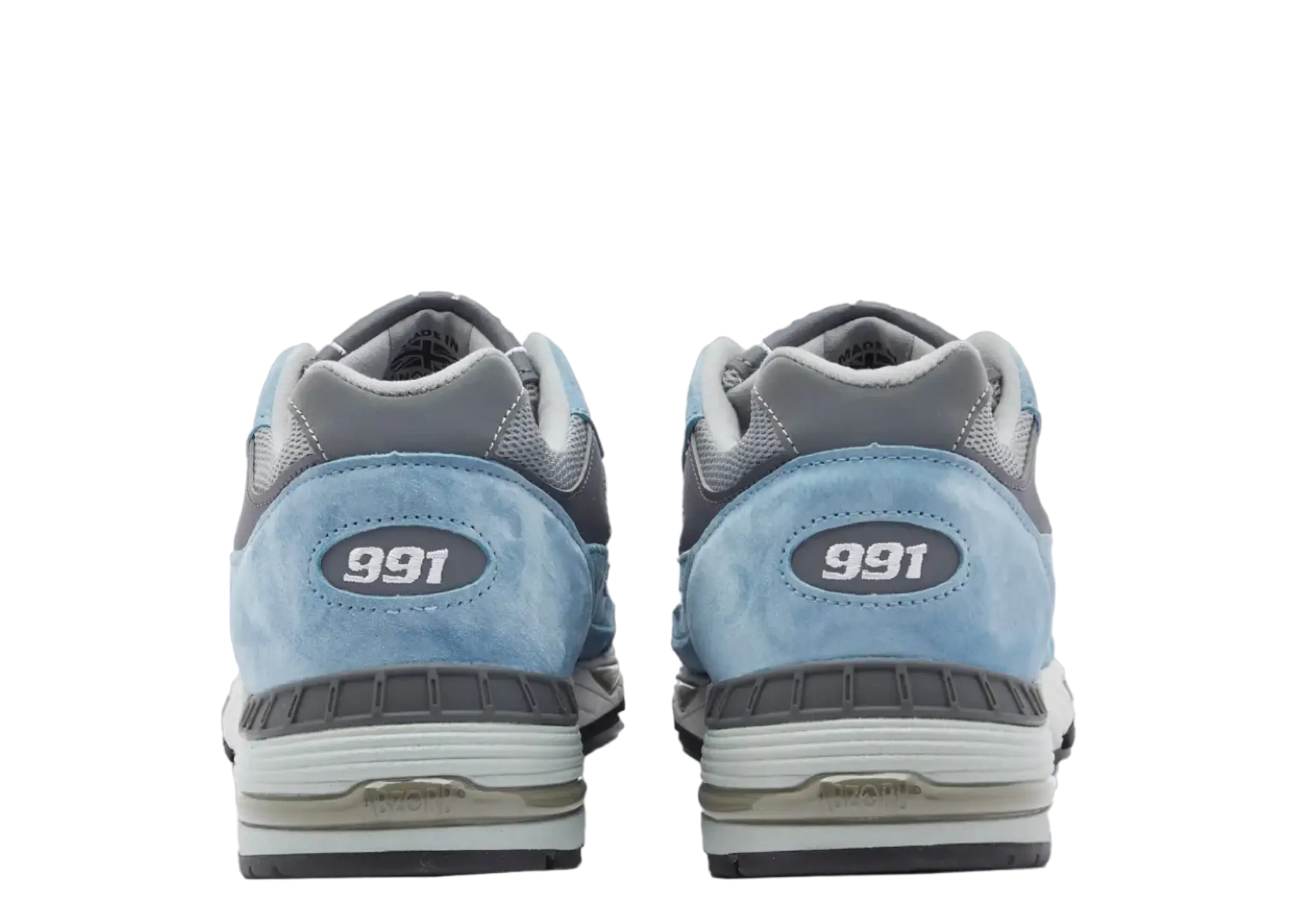 New Balance 991 Made In England Dusty Blue Alloy Smoked Pearl - photo 3