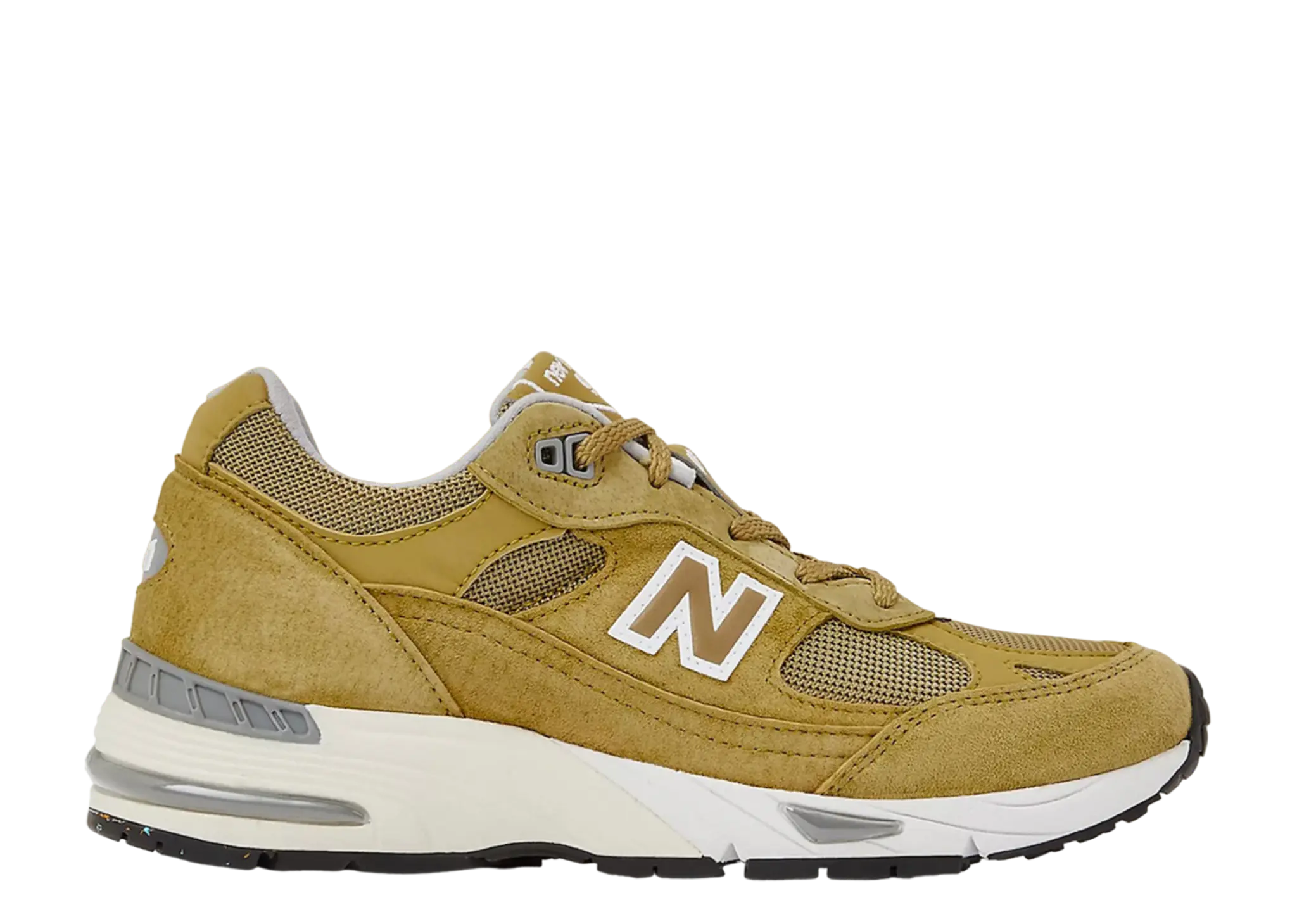 New Balance 991 MiUK Green Moss Cloud Cream (Women's)