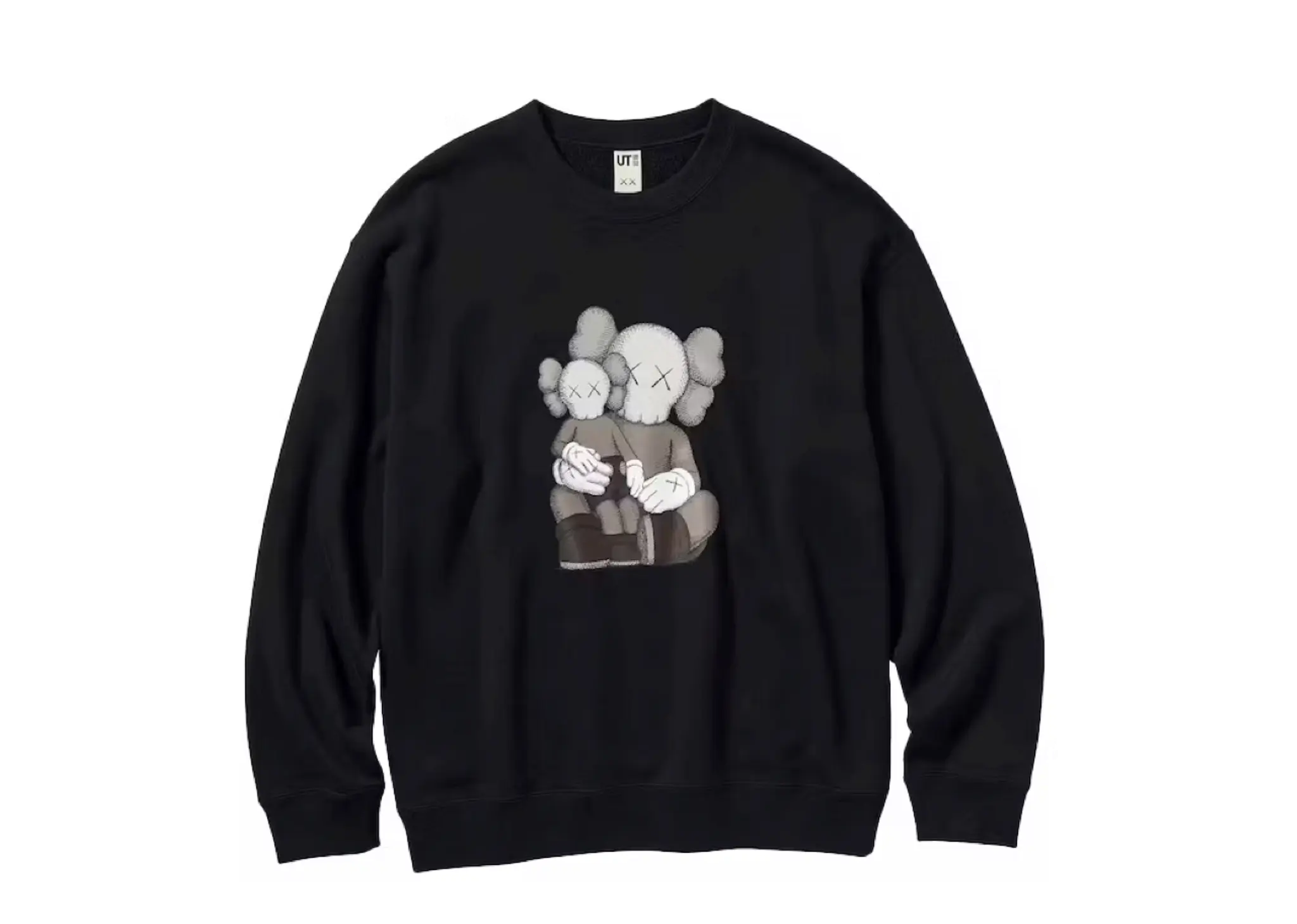 KAWS x Uniqlo Longsleeve Sweatshirt Black(Asia Sizing) - photo 2