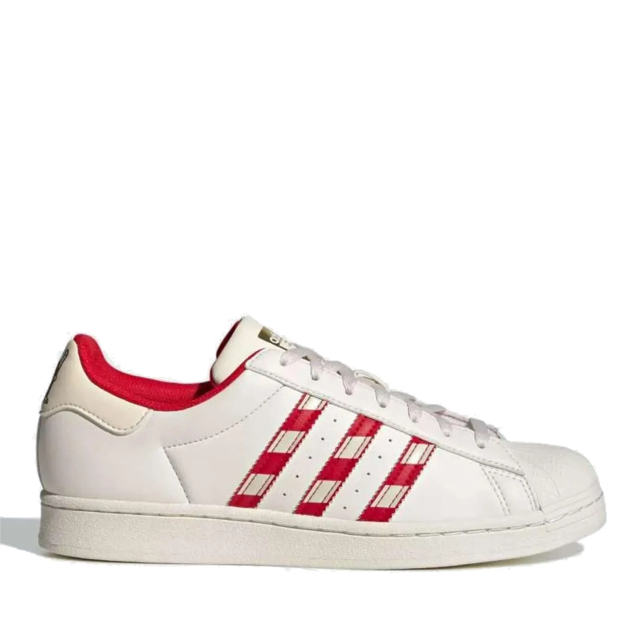 adidas Superstar White Red Christmas