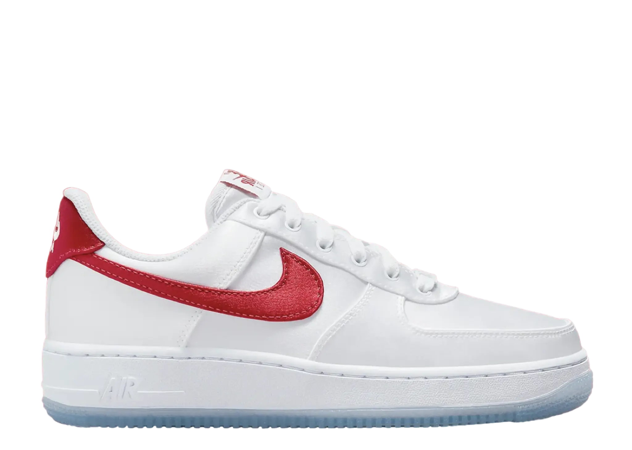 Nike Air Force 1 Low Satin White Red (Women's)