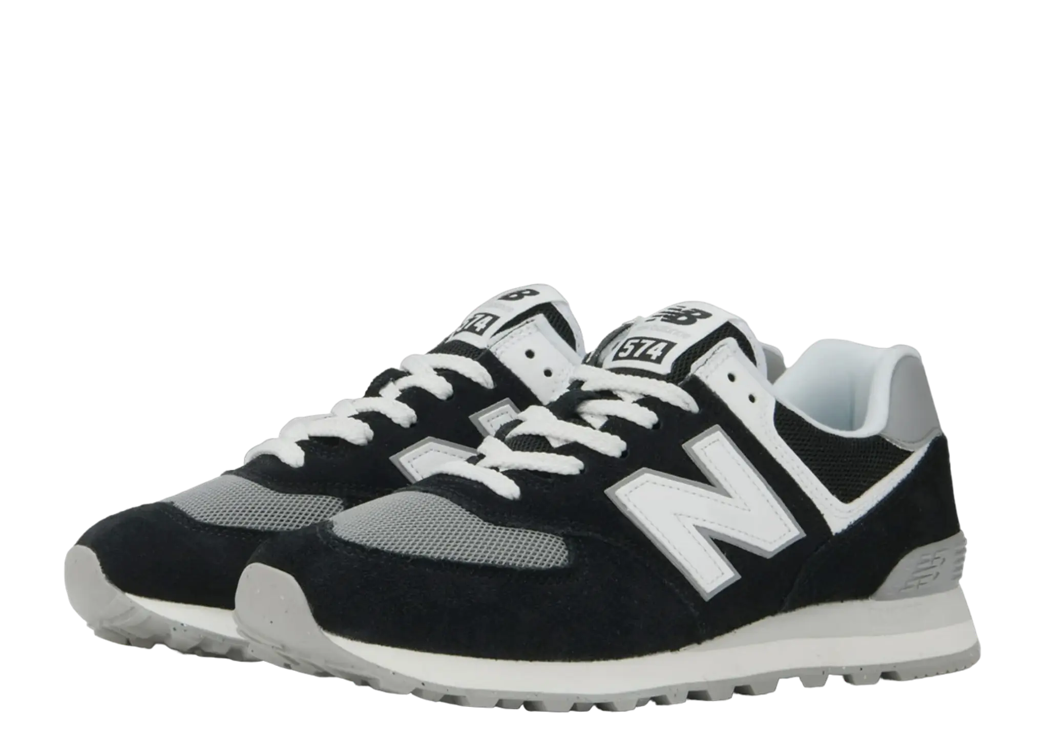 New Balance 574 Black Grey White - photo 2