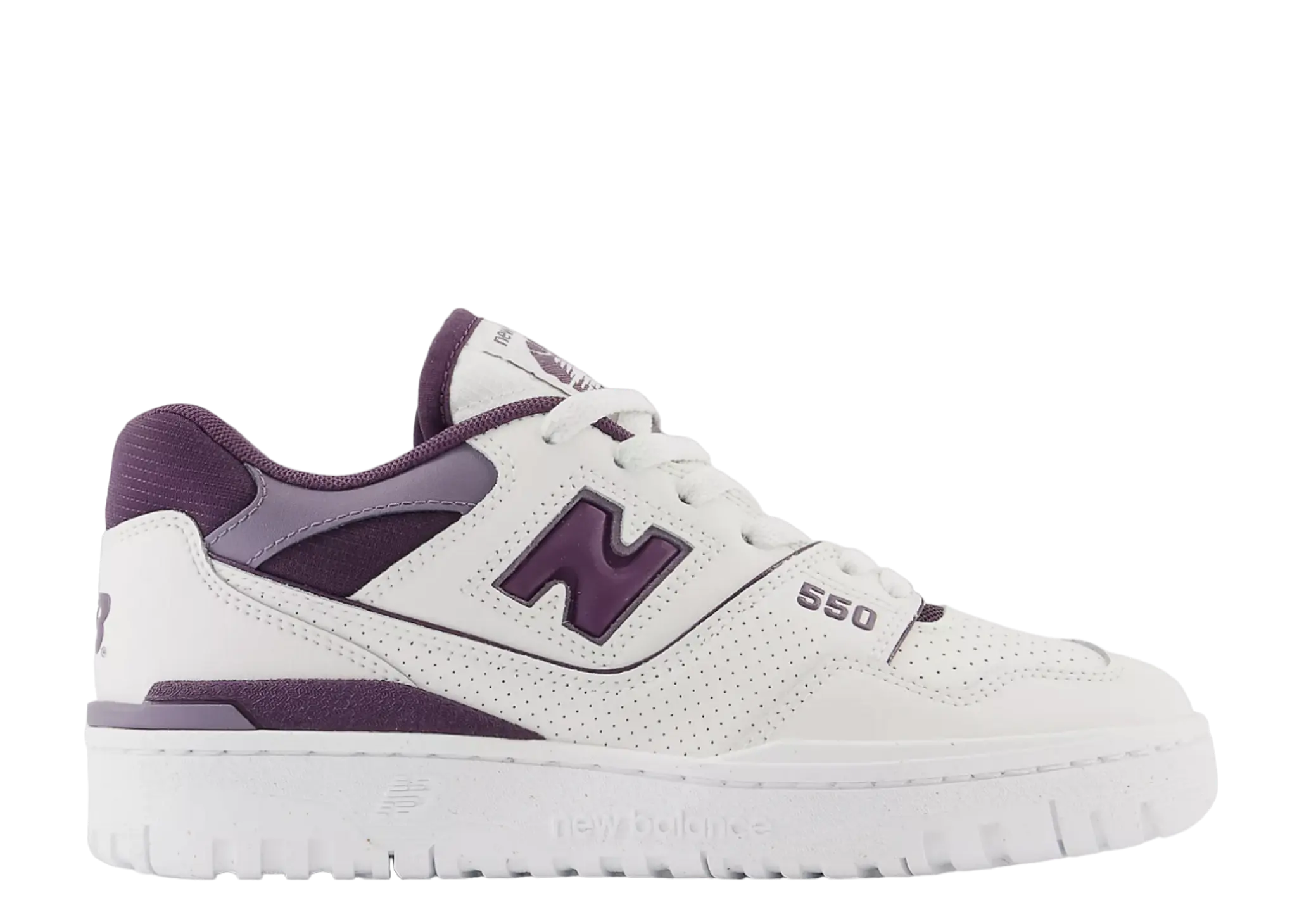 New Balance 550 White Reflection Violet (Women's)