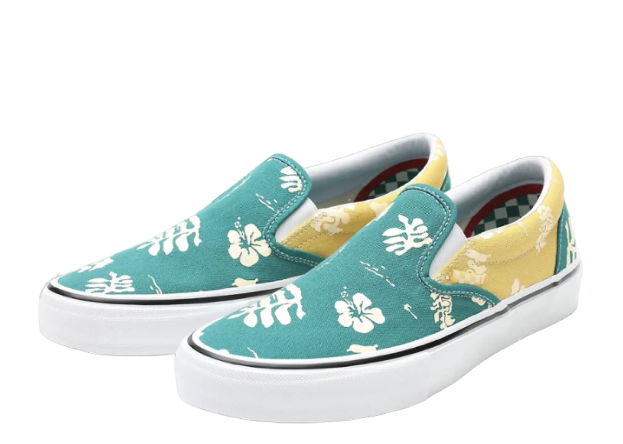 Vans Slip-On Aloha Blue Yellow - photo 2