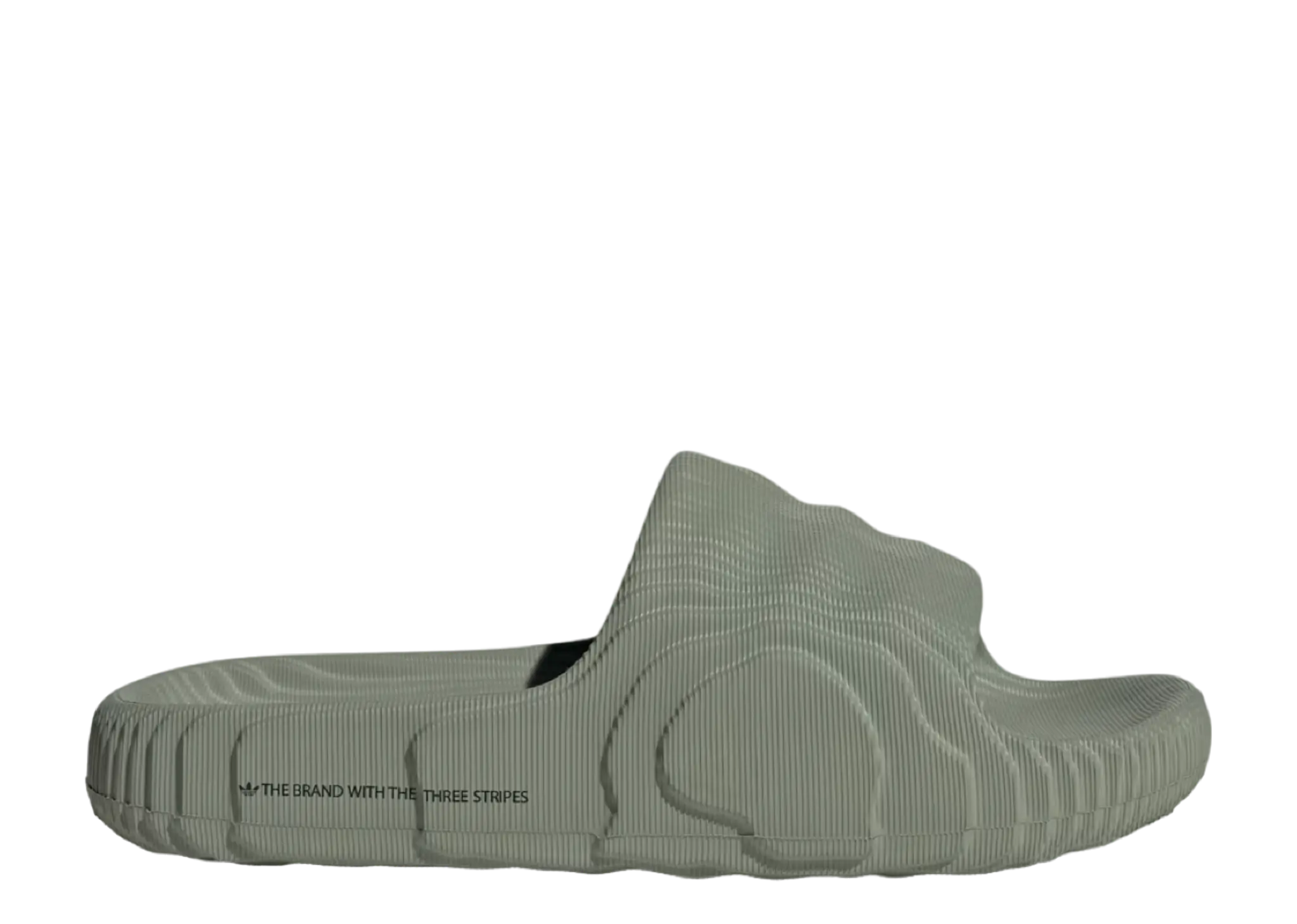 Adidas Adilette 22 Slides Silver Green