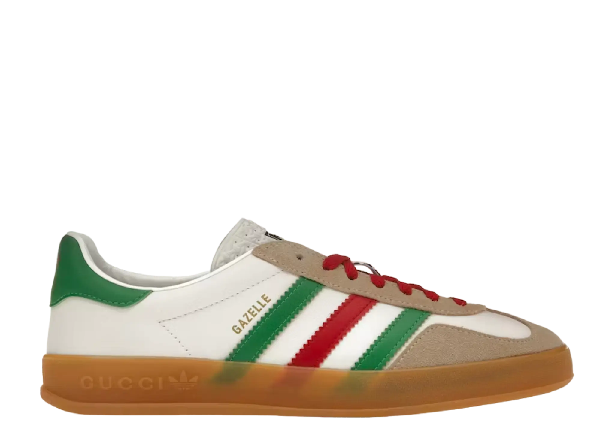 Adidas X Gucci Gazelle White Green Red