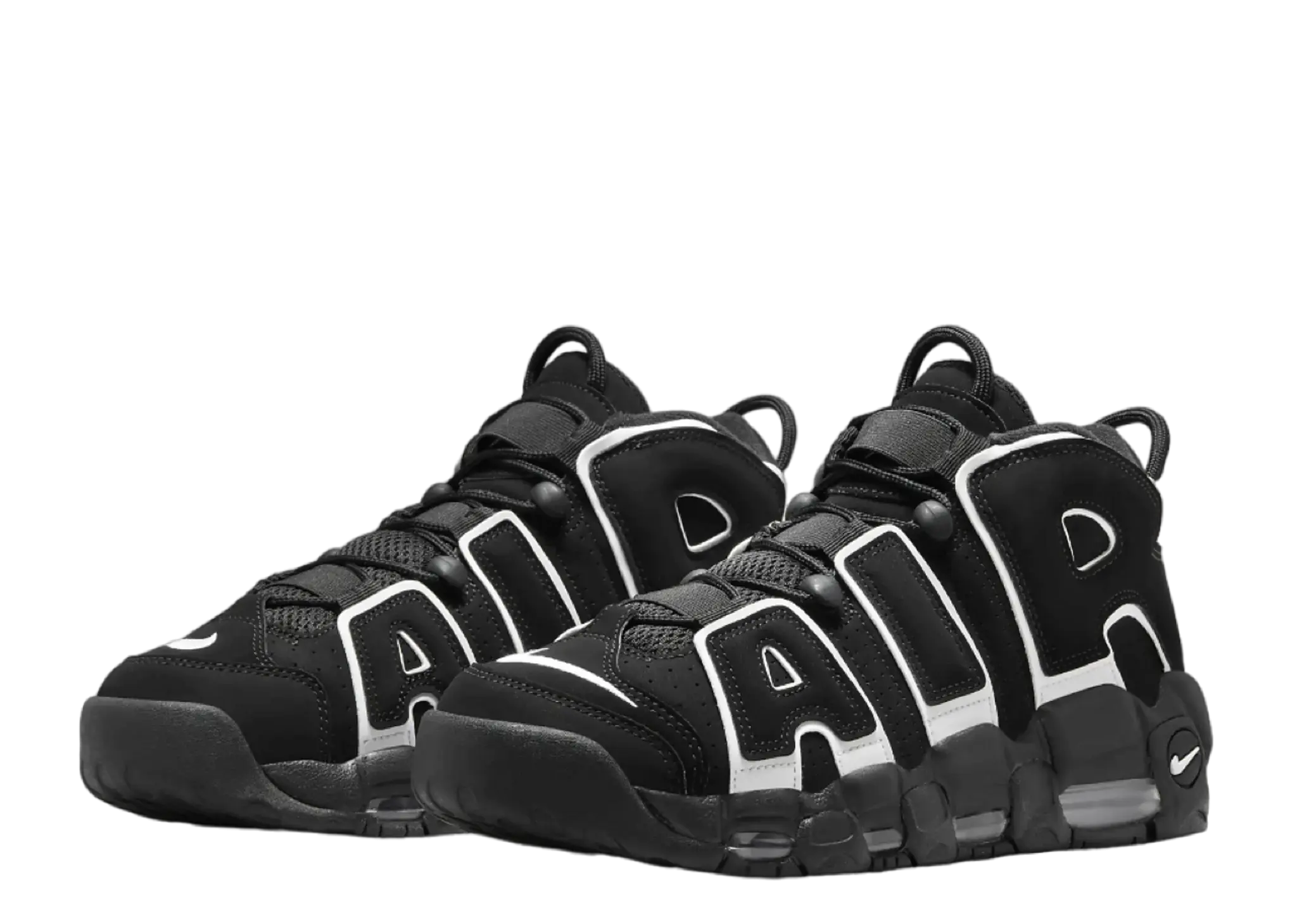 Nike Air More Uptempo 96 Black White (2023) - photo 2