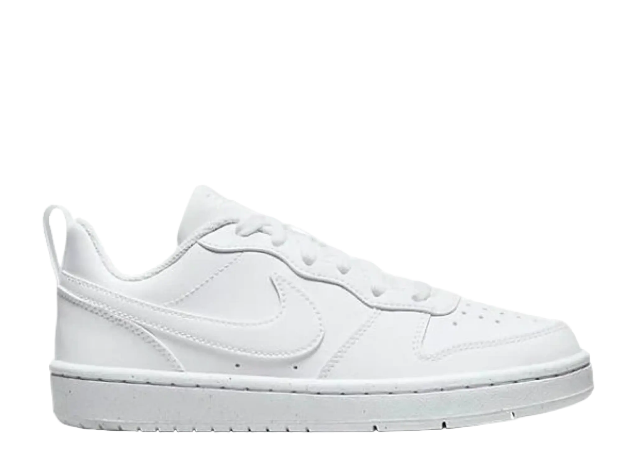 Nike Court Borough Low Recraft Triple White (Grade School)