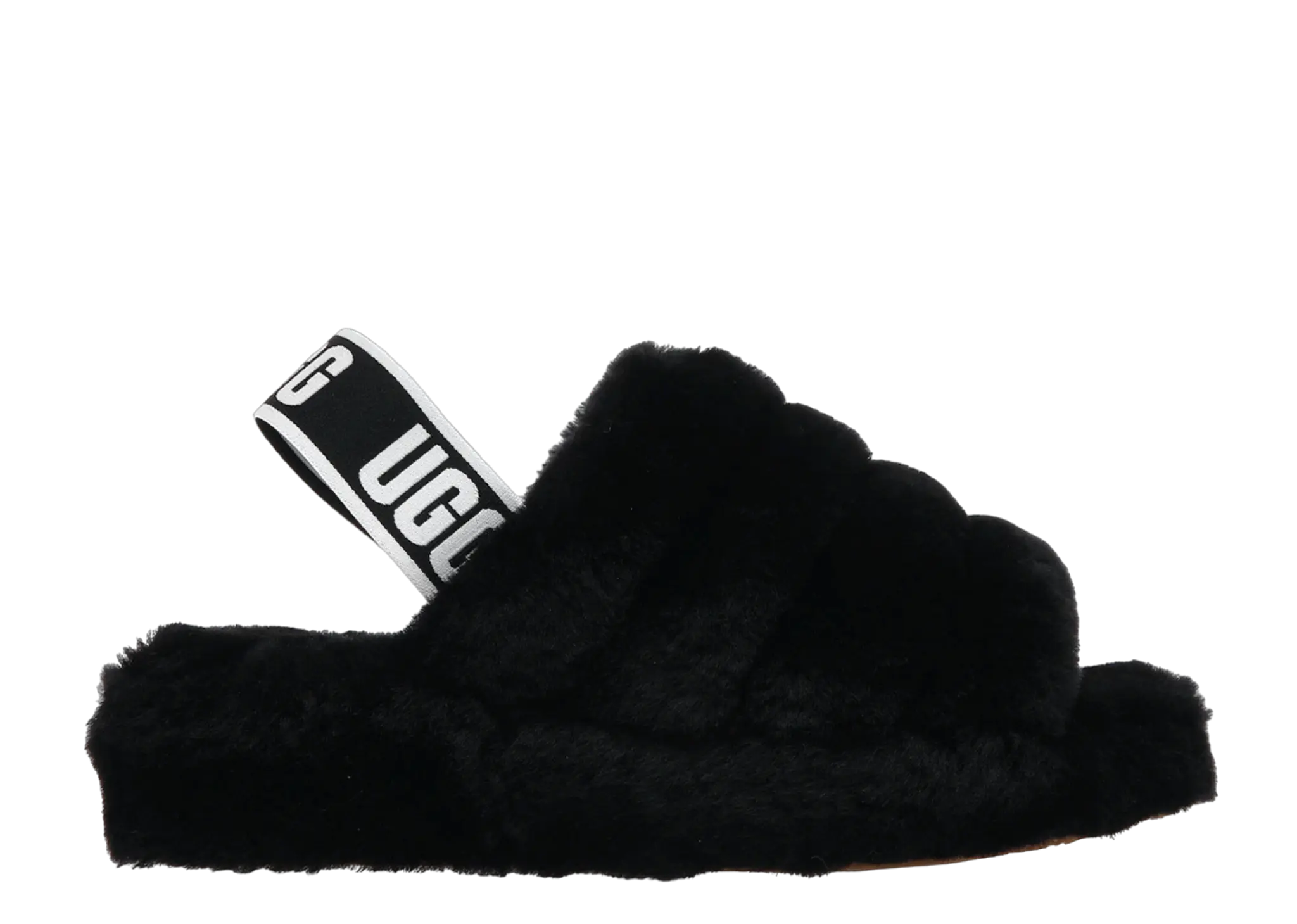 UGG Fluff Yeah Slide Black (Women's)