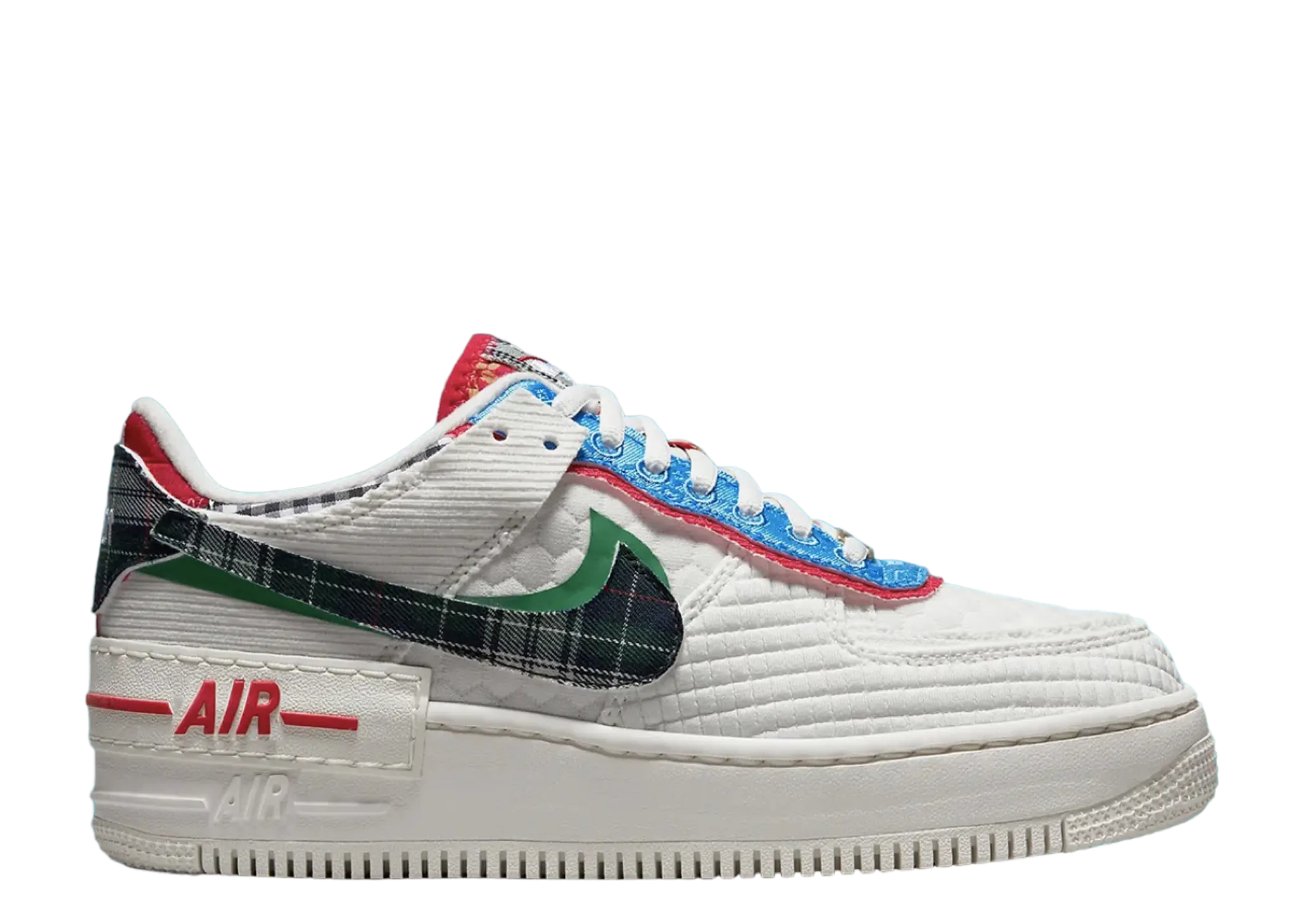 Nike Air Force 1 Low Plaid Shadow Multi Material