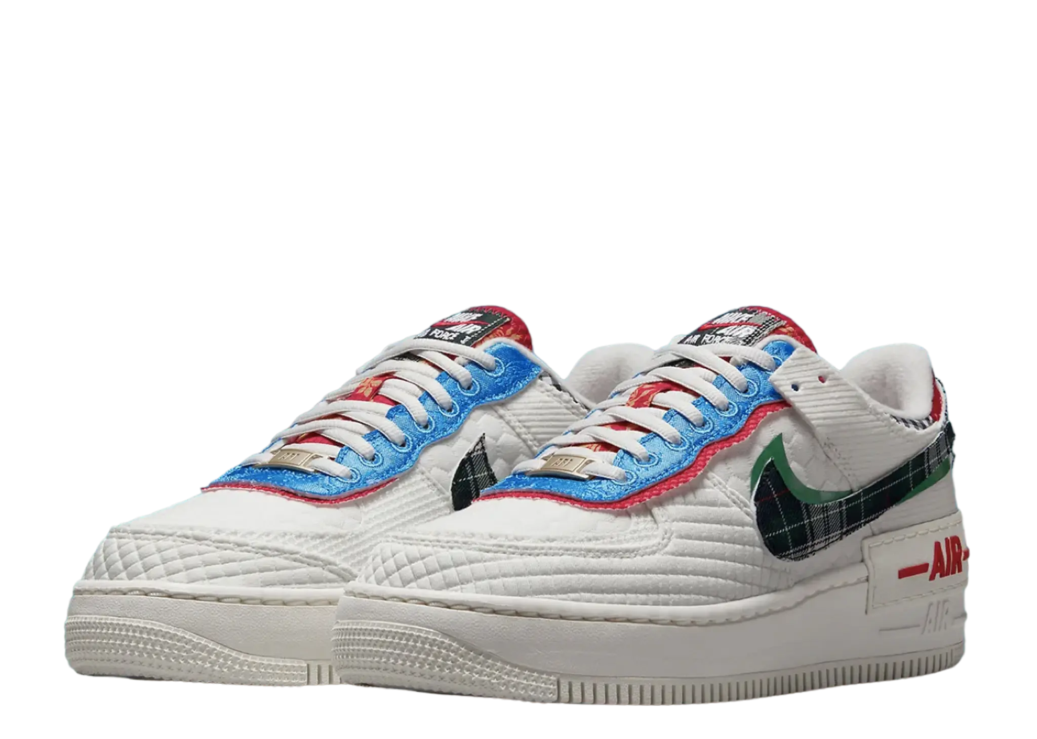 Nike Air Force 1 Low Plaid Shadow Multi Material - photo 2