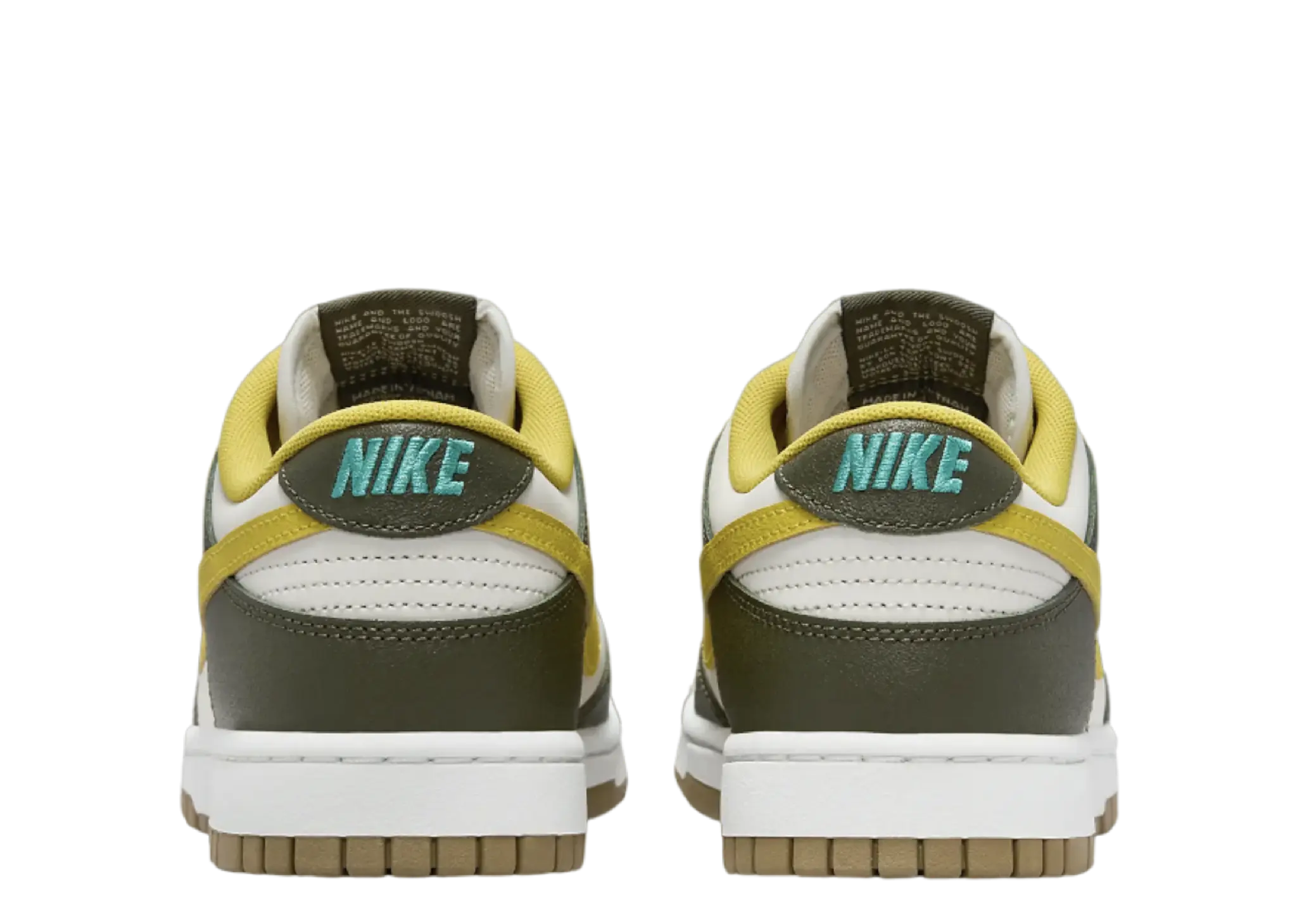 Nike Dunk Low Retro Premium Cargo Khaki Vivid Sulfur - photo 3