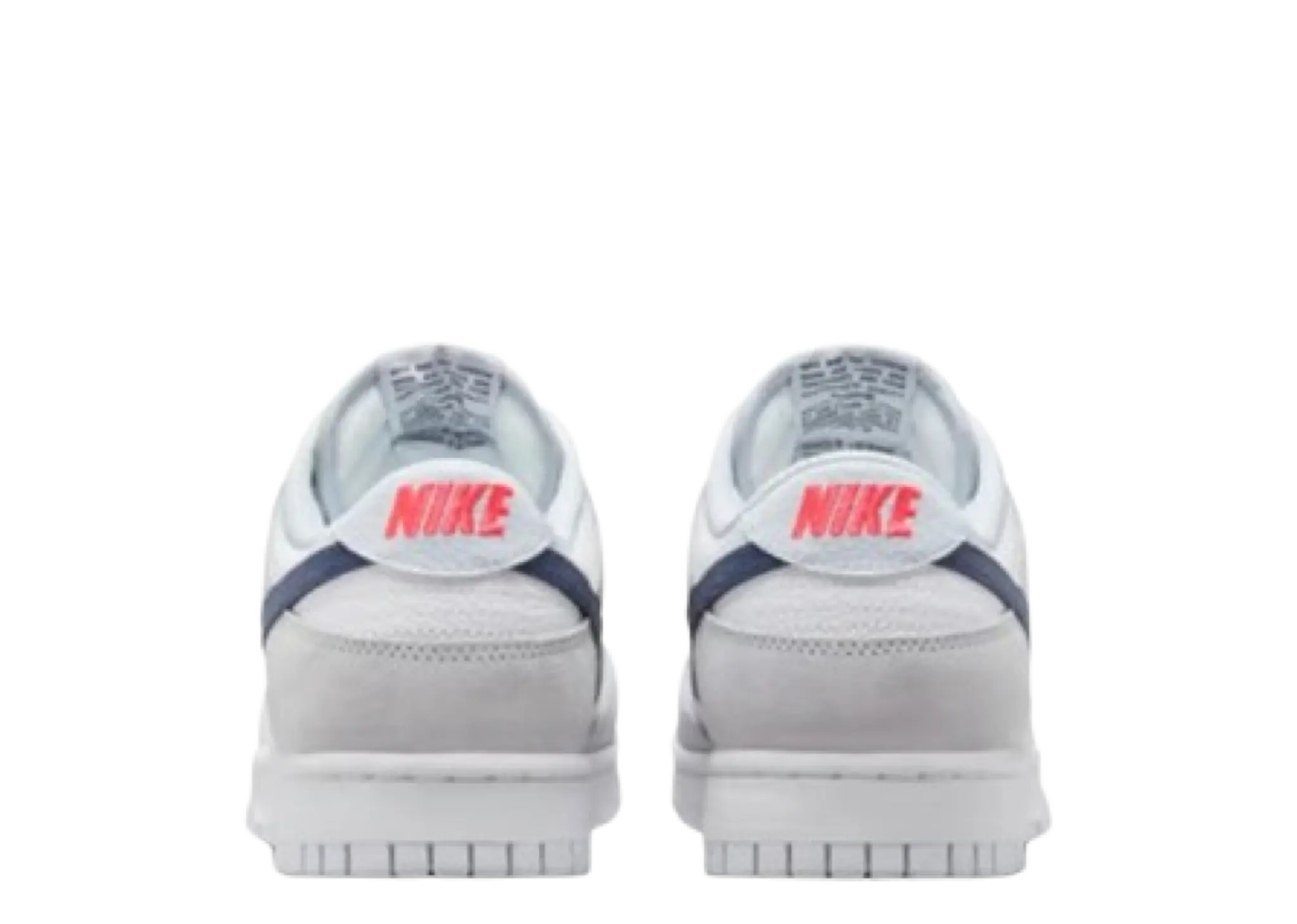 Nike Dunk Low White Grey Navy Aqua Mini Swoosh - photo 3