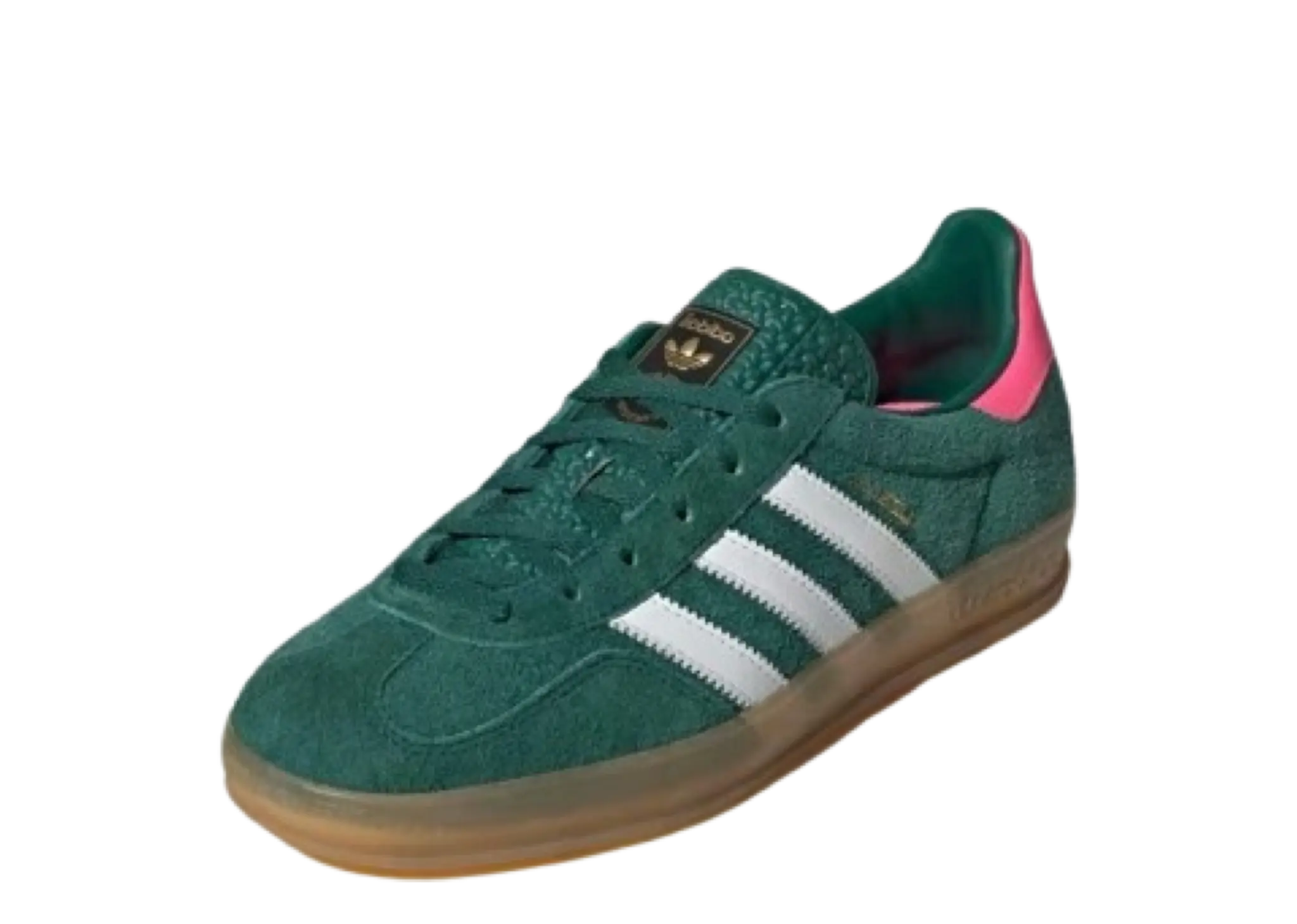 Adidas Gazelle Indoor Collegiate Green Lucid Pink (Women's) - photo 2