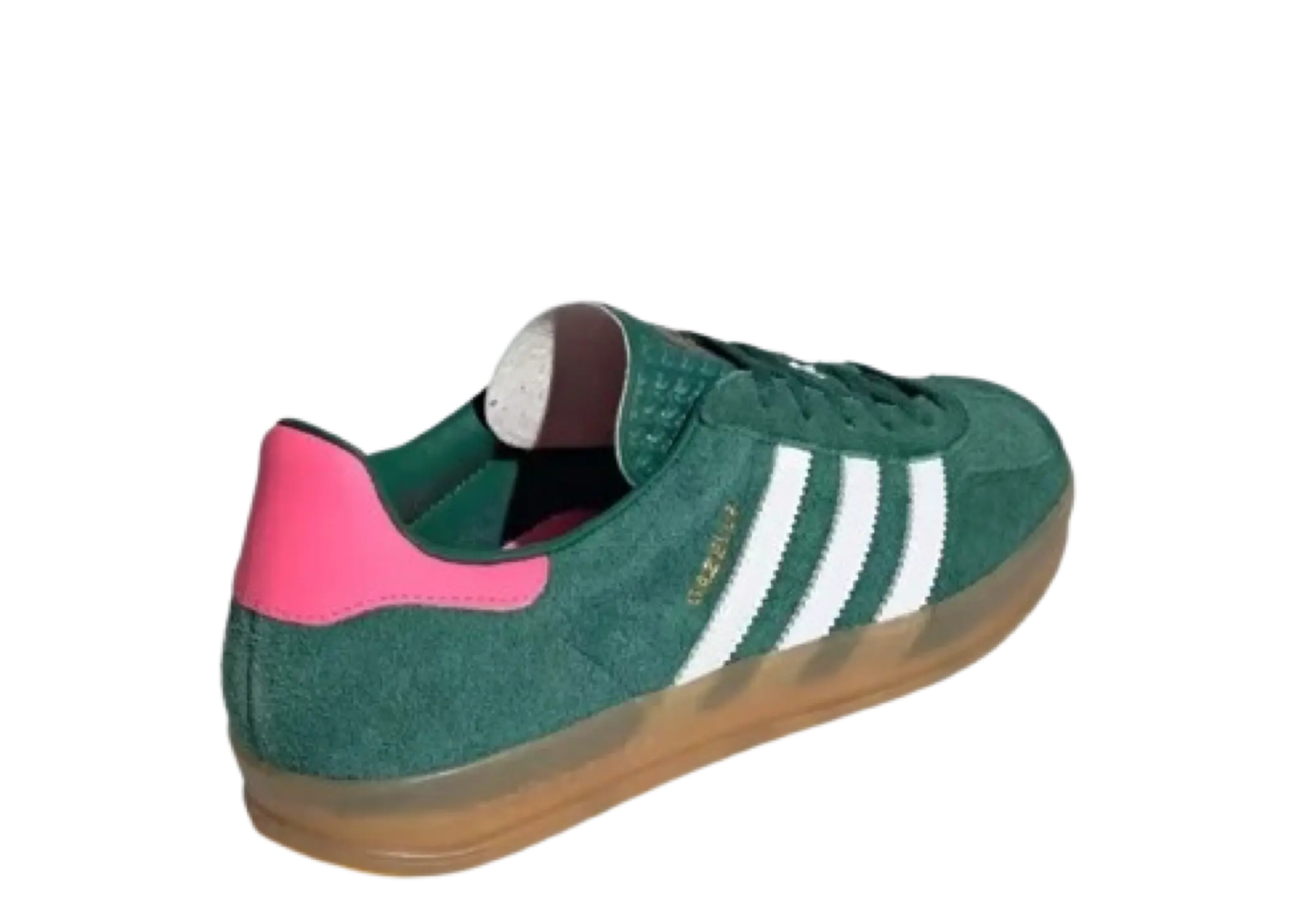 Adidas Gazelle Indoor Collegiate Green Lucid Pink (Women's) - photo 3