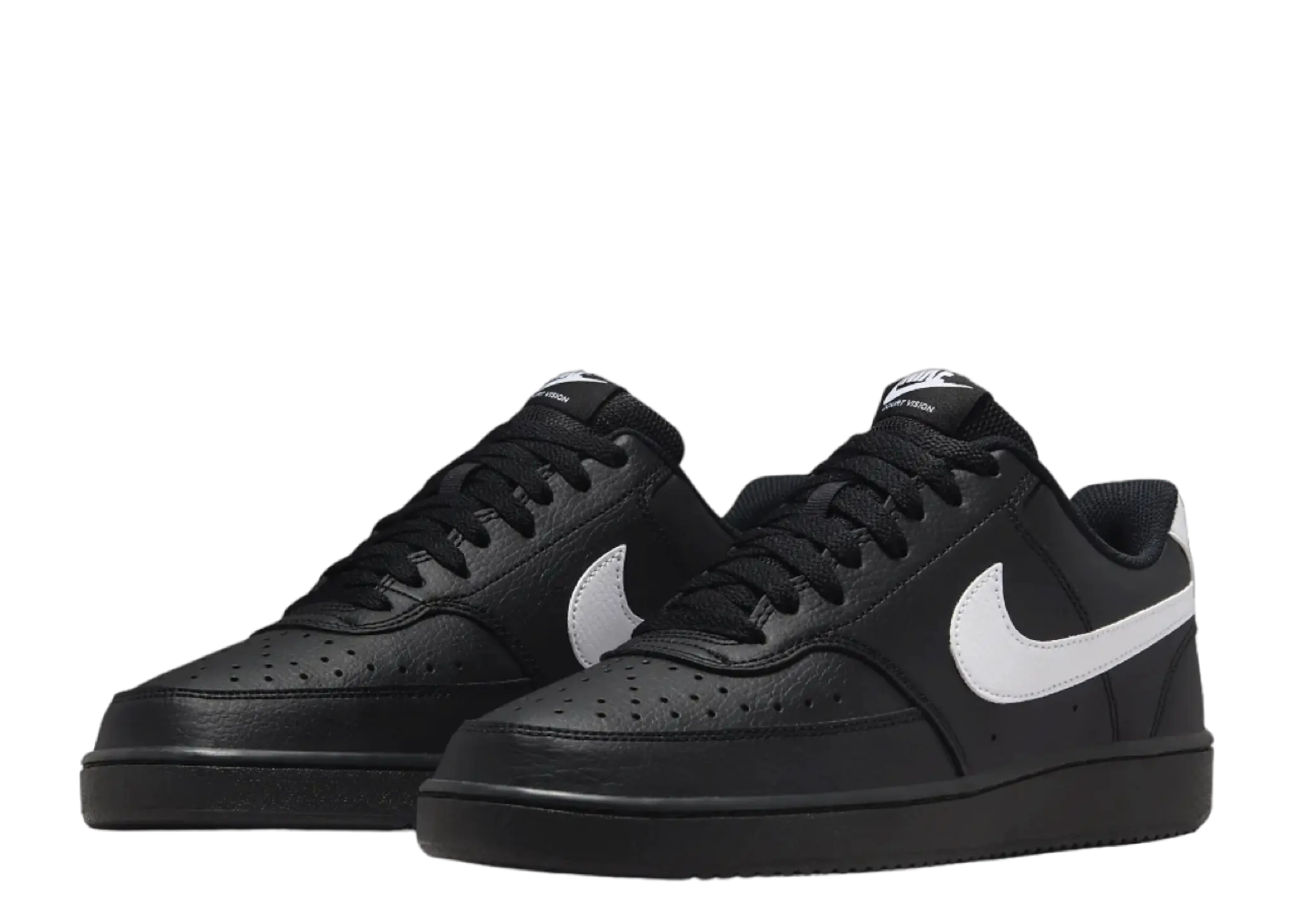 Nike Court Vision Low Black White - photo 2