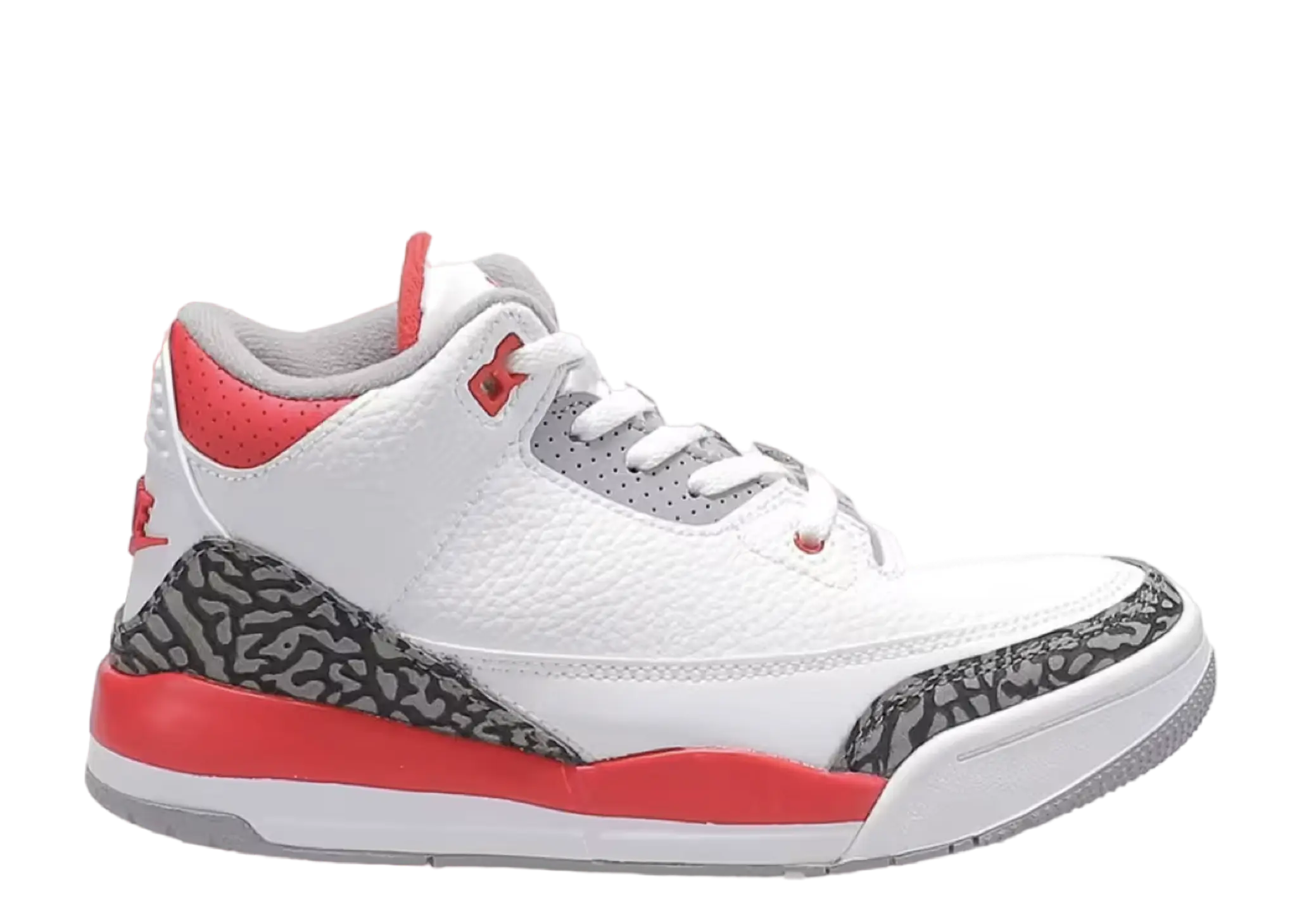 Air Jordan 3 Retro White Fire Red (Pre-School)