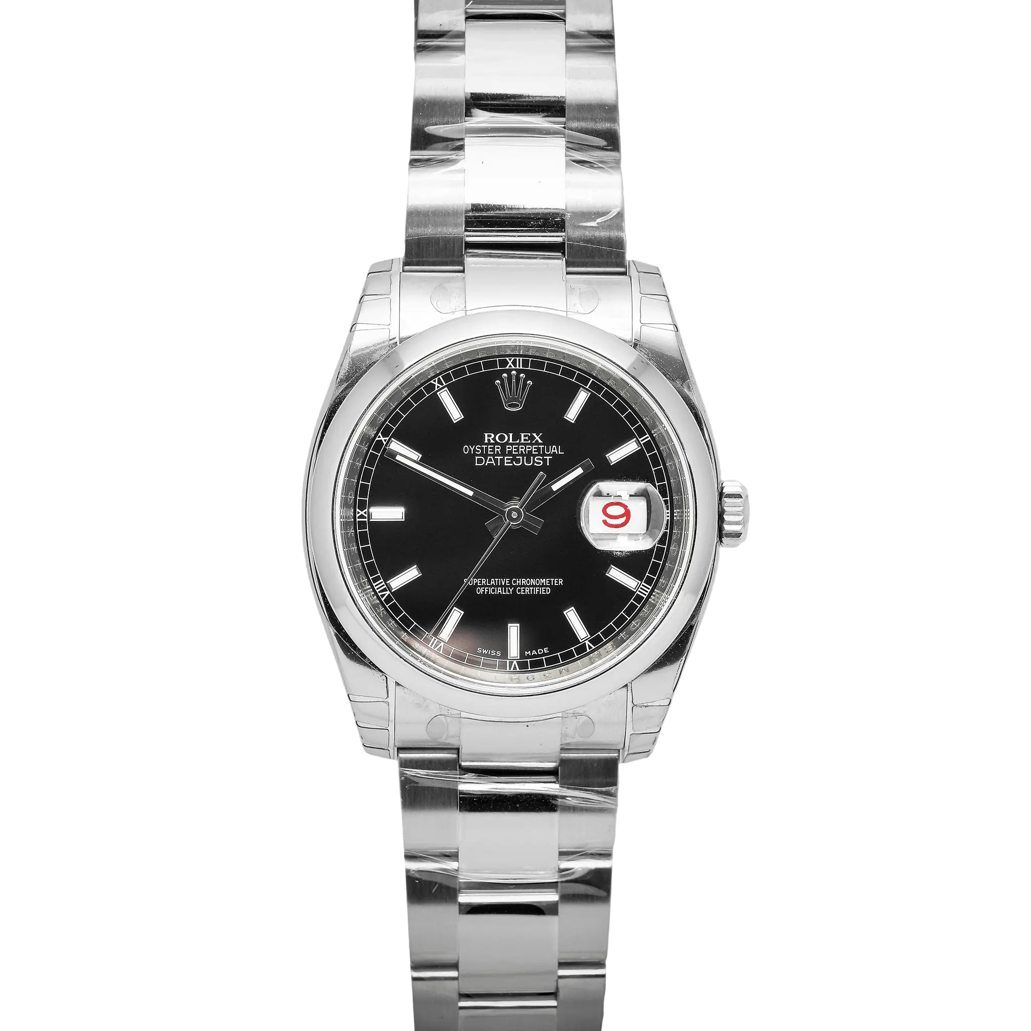 Rolex Datejust 36mm Black Dial Ref : 116200
