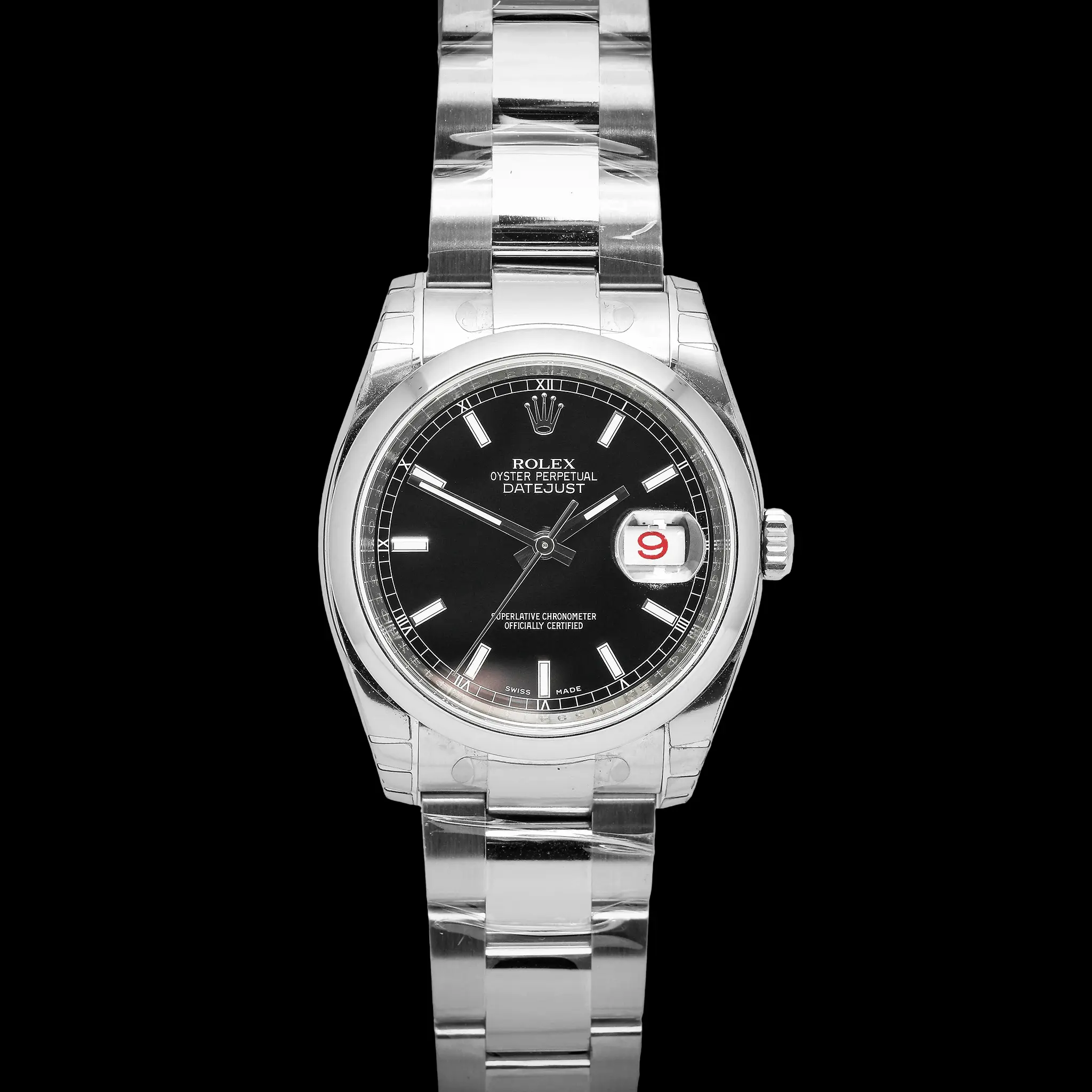 Rolex Datejust 36mm Black Dial Ref : 116200 - photo 2
