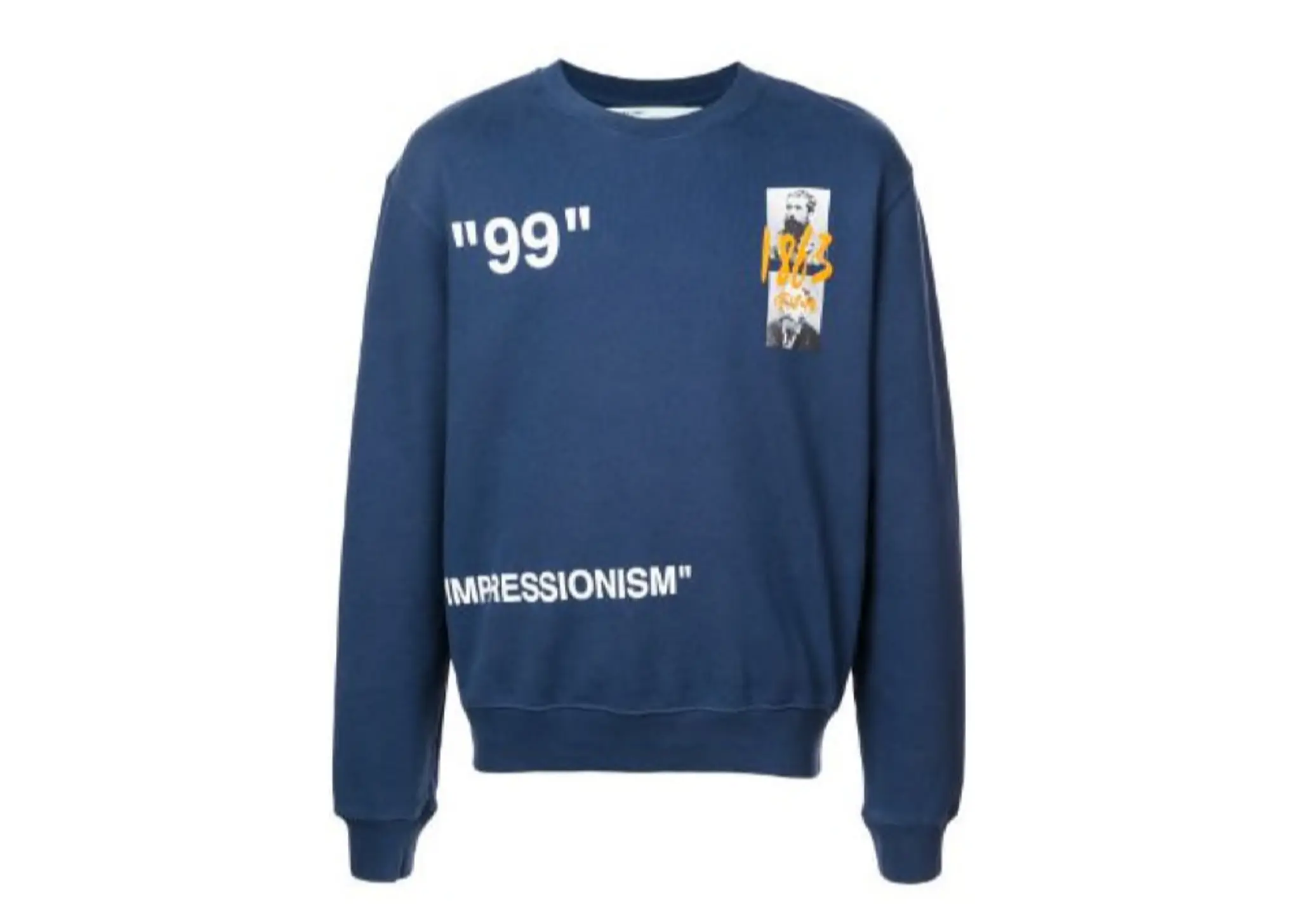 Off-White Crewneck Summer 1863 Impressionism Navy