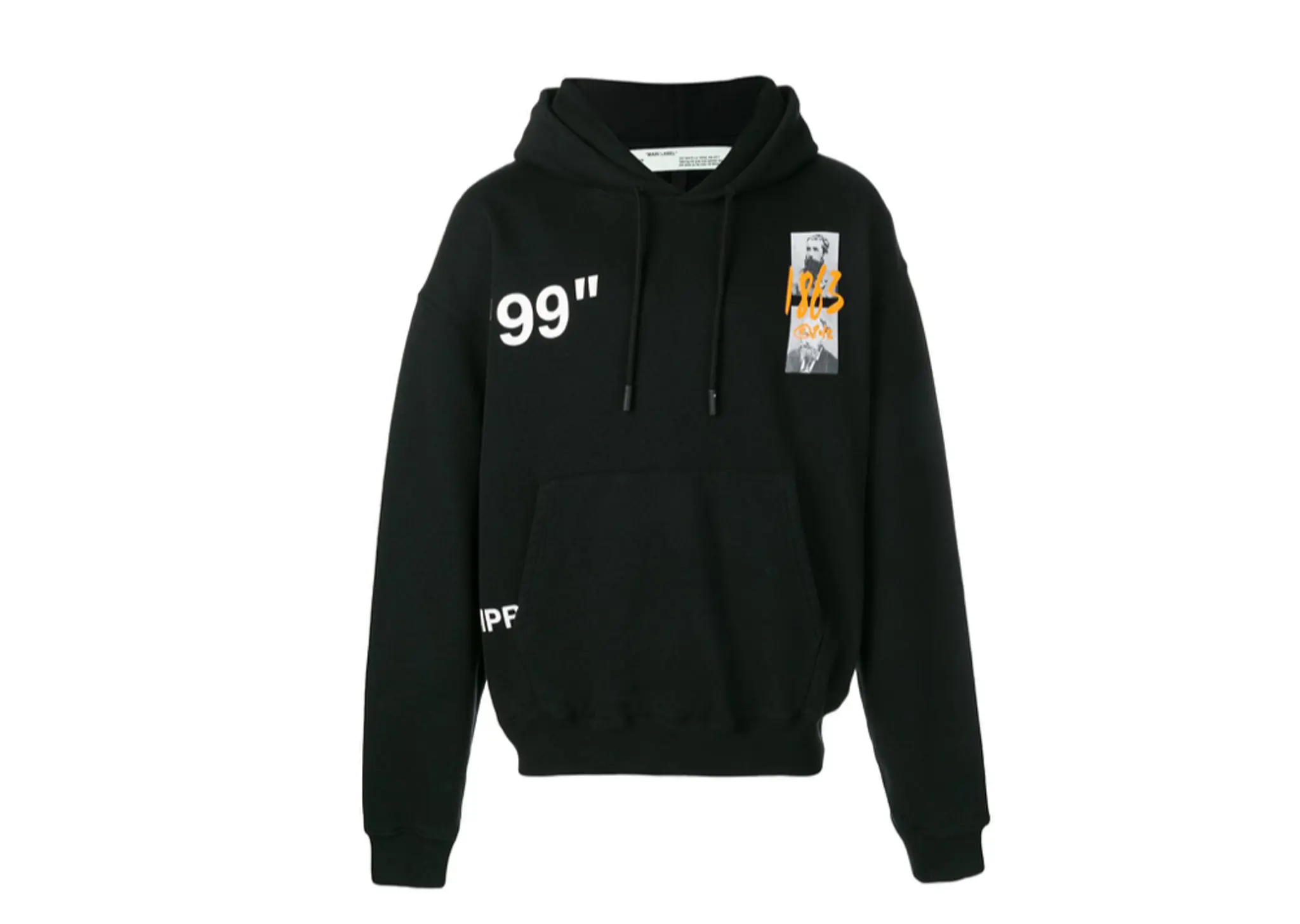 Off-White Hoodie Summer 1863 Impressionism Black