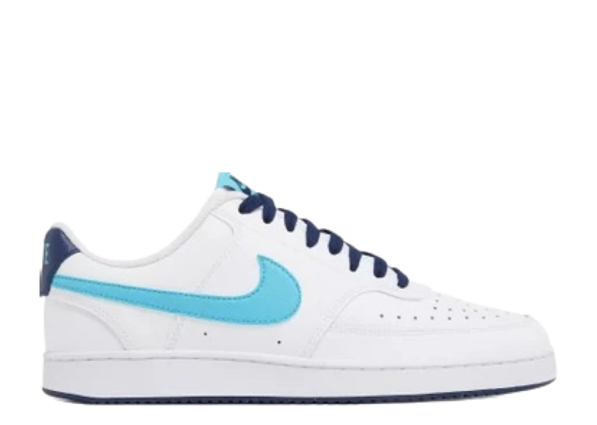 Nike Court Vision Low White Blue Void Turquoise