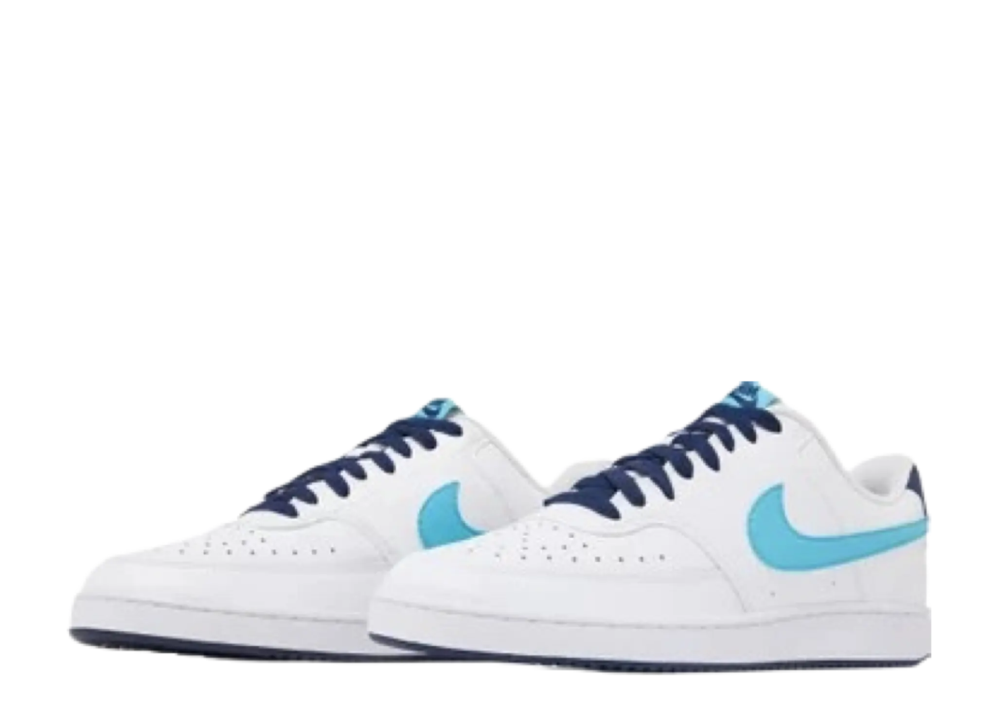 Nike Court Vision Low White Blue Void Turquoise - photo 2