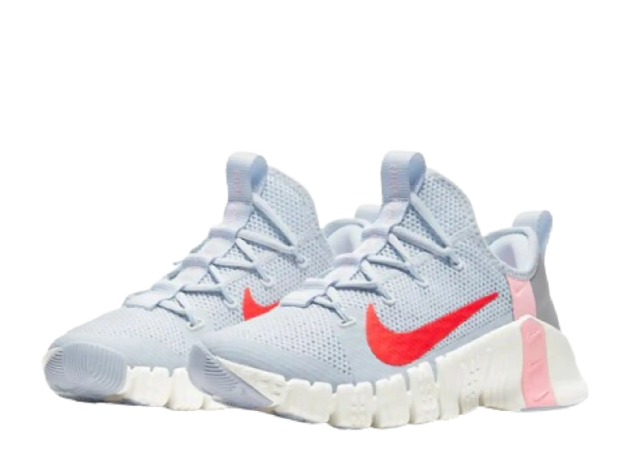 Nike Free Metcon 3 Football Grey Bright Crimson (Women's) - photo 2
