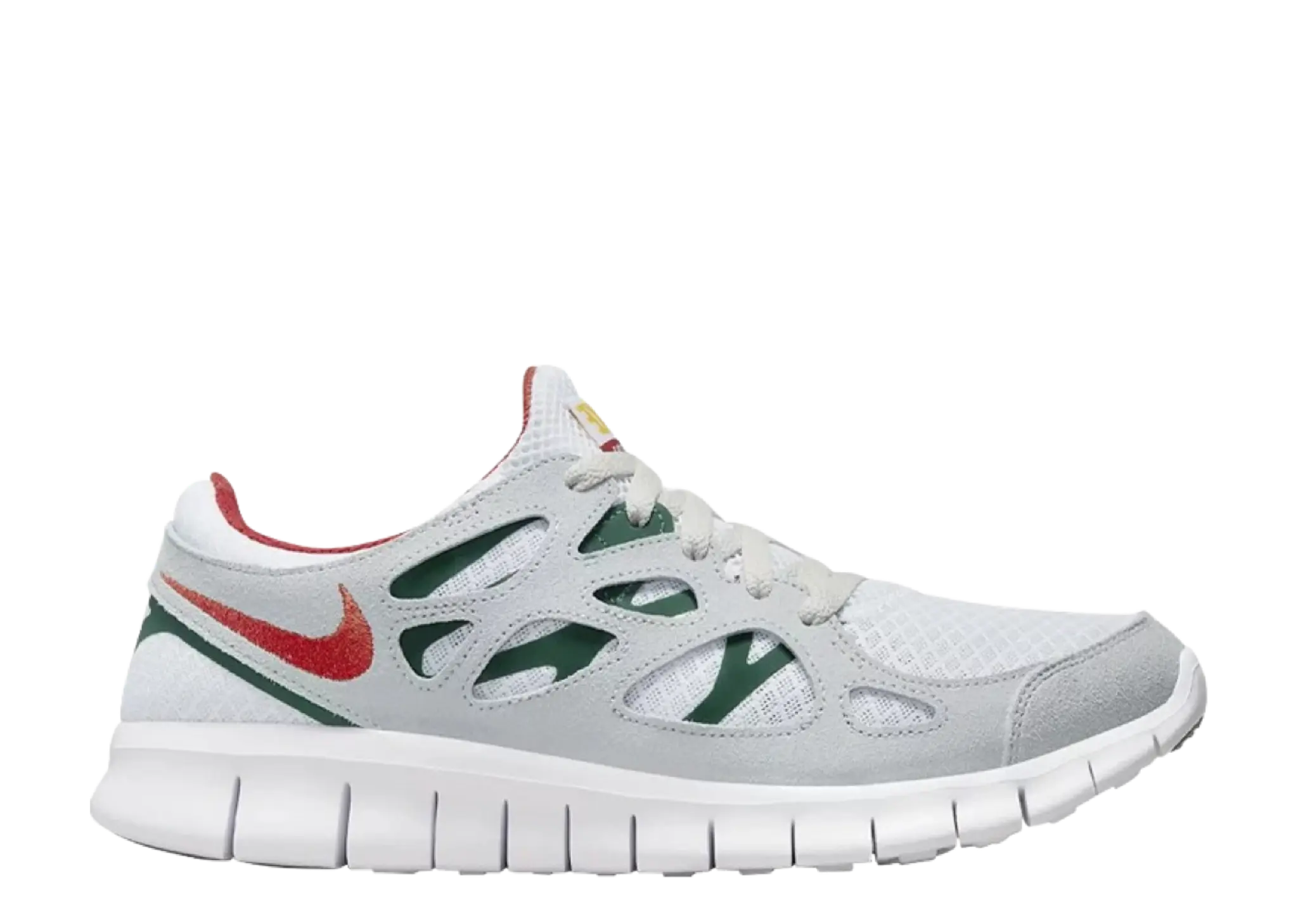 Nike Free Run 2 Grey Cinnabar Gorge Green