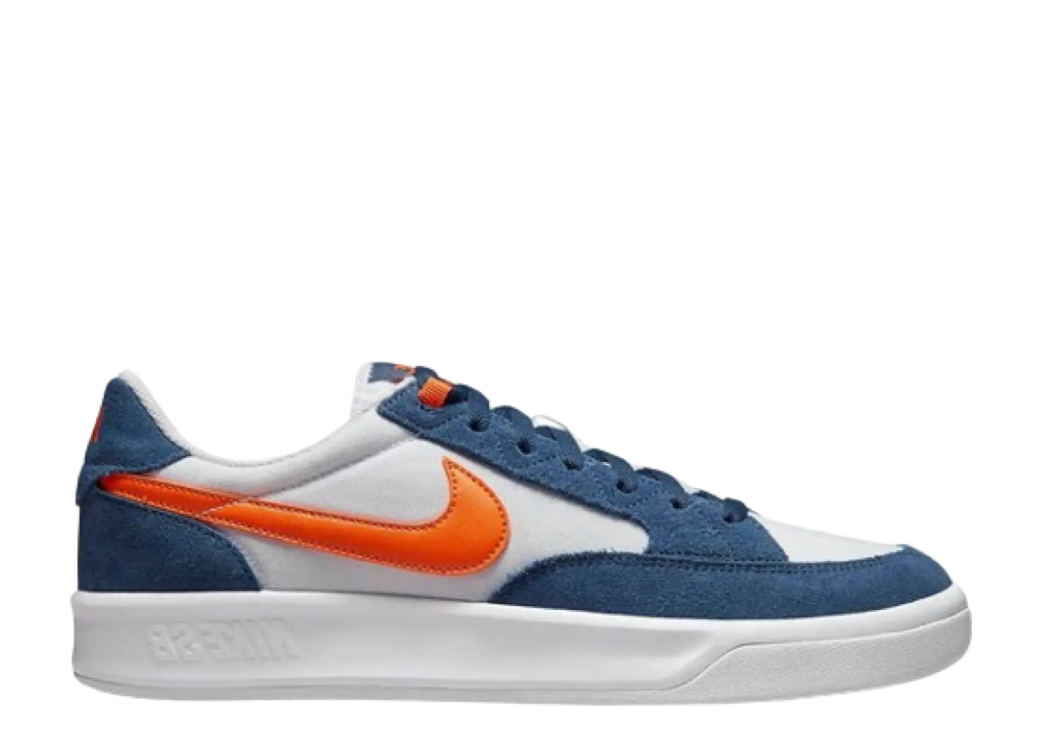 Nike SB Adversary Premium White Navy Safety Orange