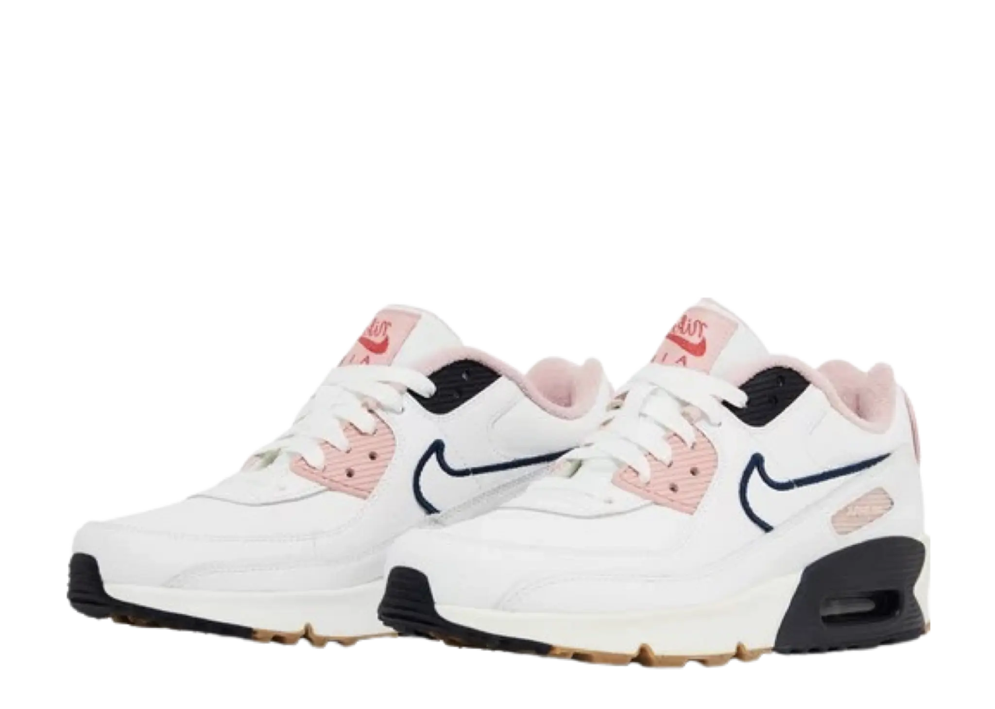 Nike Air Max 90 Leather SE White Pink Glaze (Women's) - photo 2