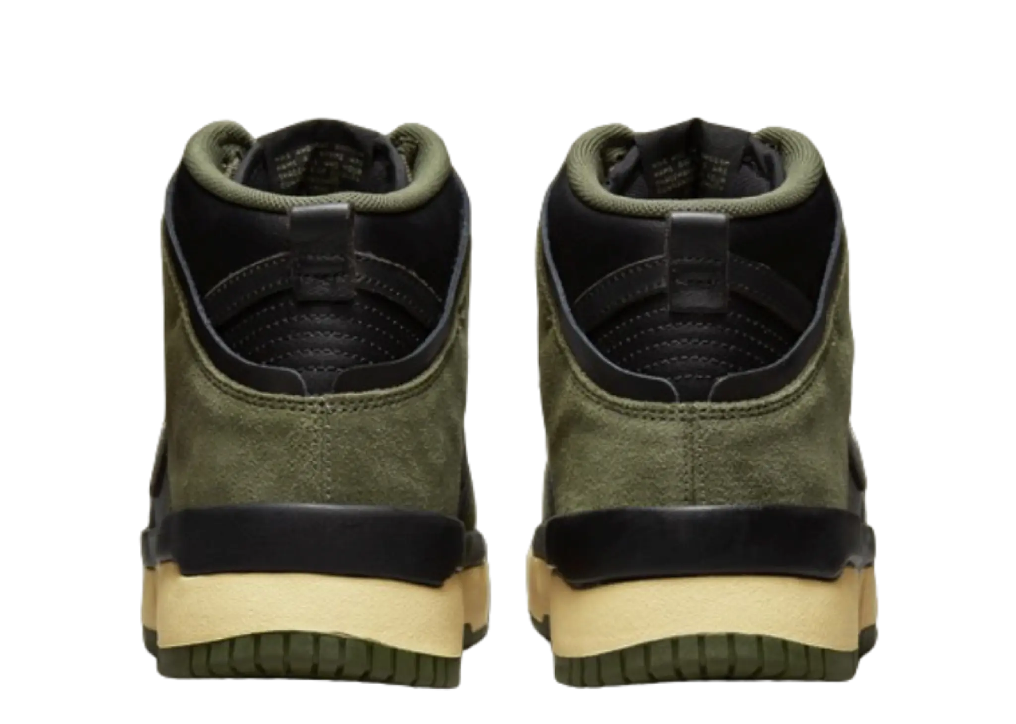 Nike Dunk High Up Medium Olive Black Velvet Brown Wolf Grey (Women's) - photo 4