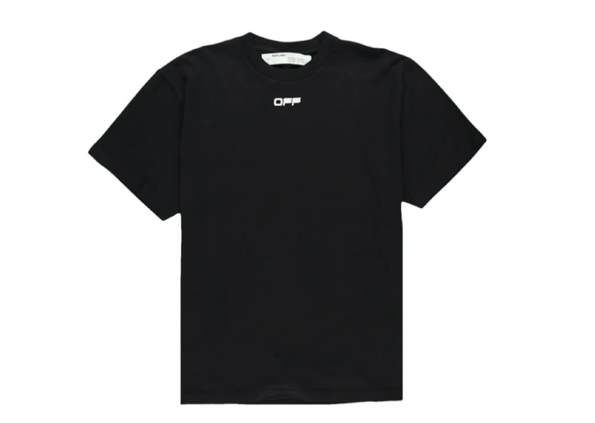 Off-White Oversized Fit Airport Tape T-Shirt Black/Multicolor
