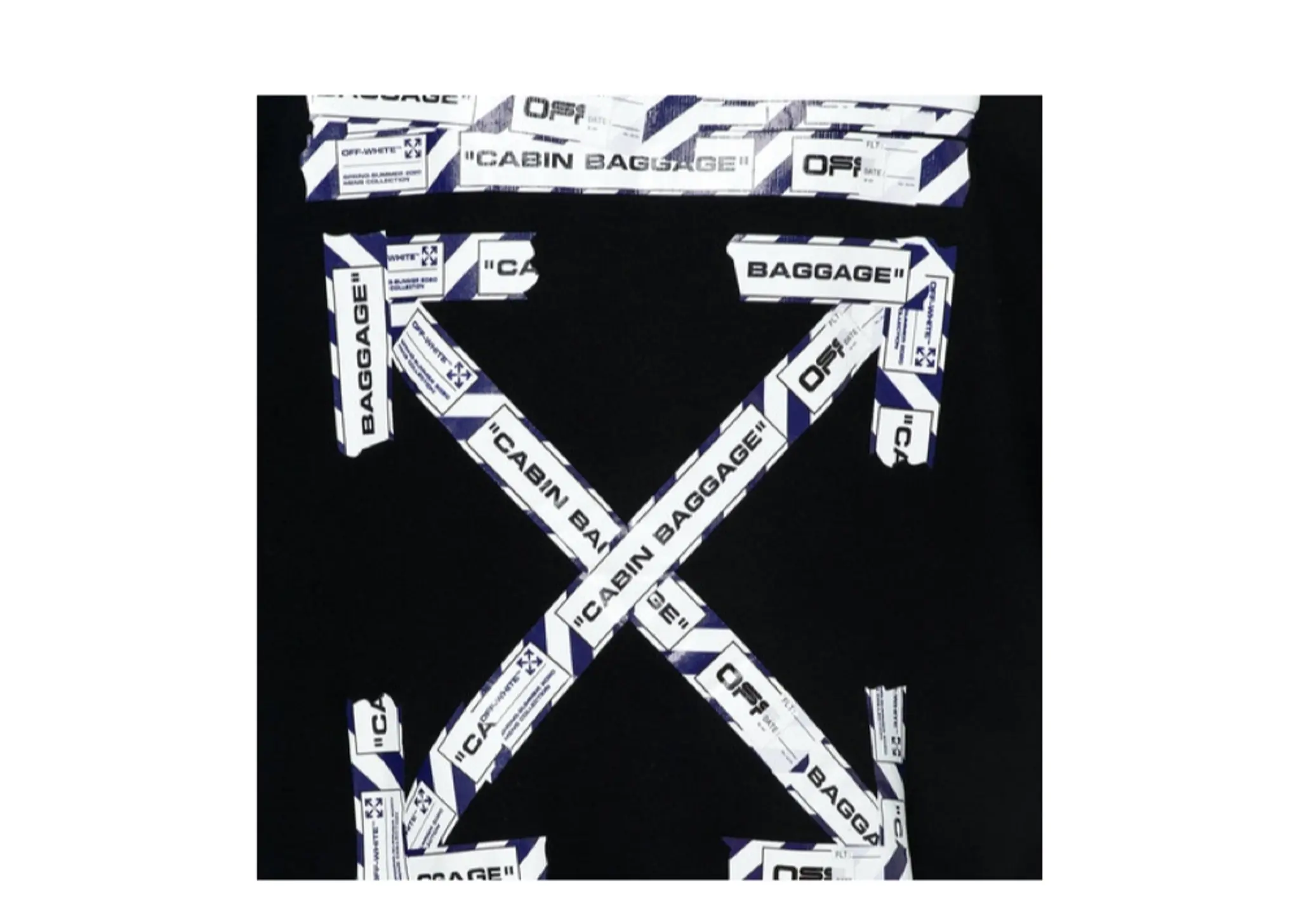 Off-White Airport Tape Arrows Diag Sweatshirt Black - photo 2